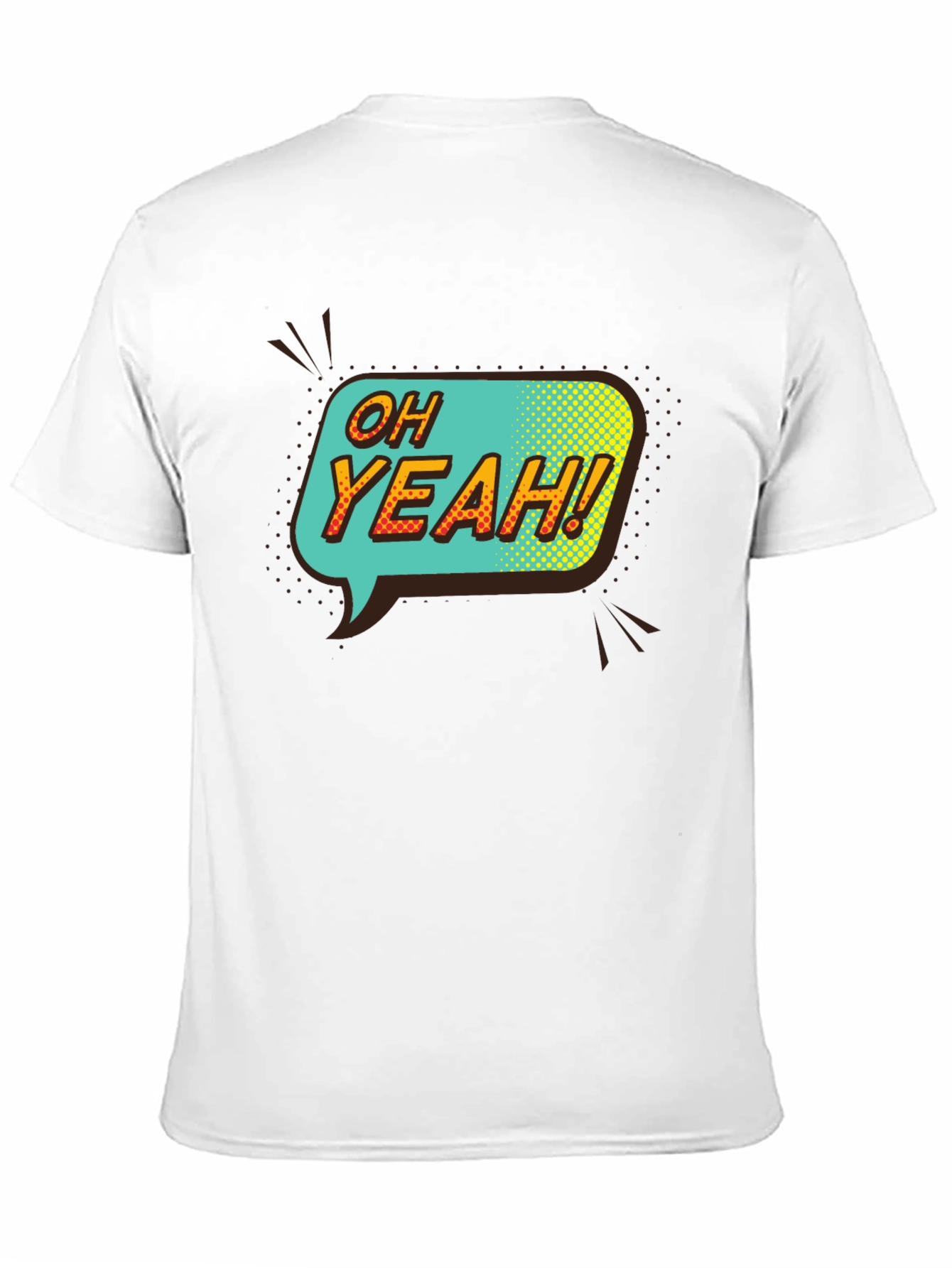 Oh Yeah! Graphic T-Shirt - Retro Pop Art Style