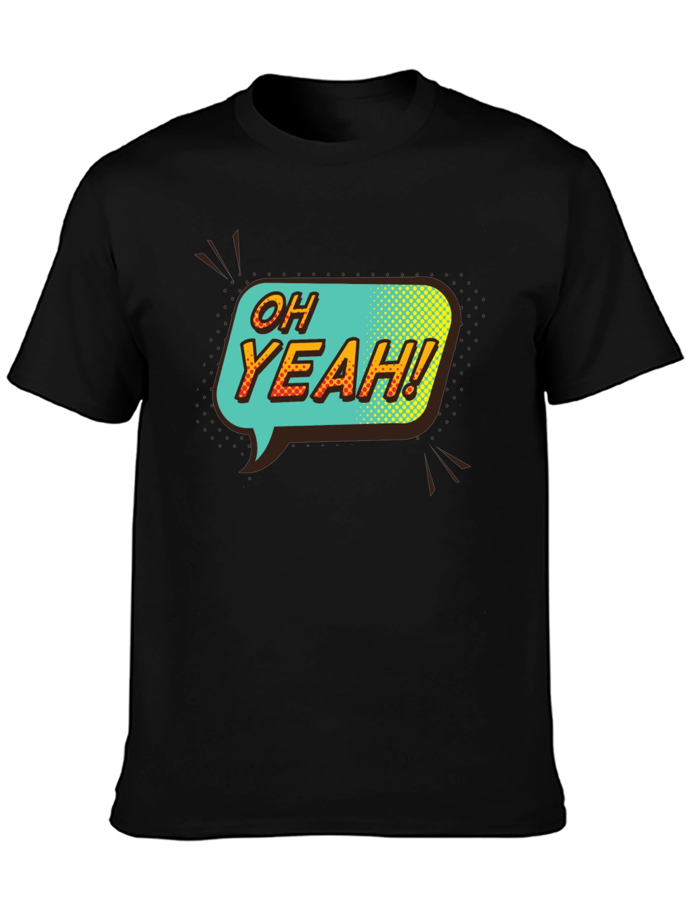 Oh Yeah! Graphic T-Shirt - Retro Pop Art Style