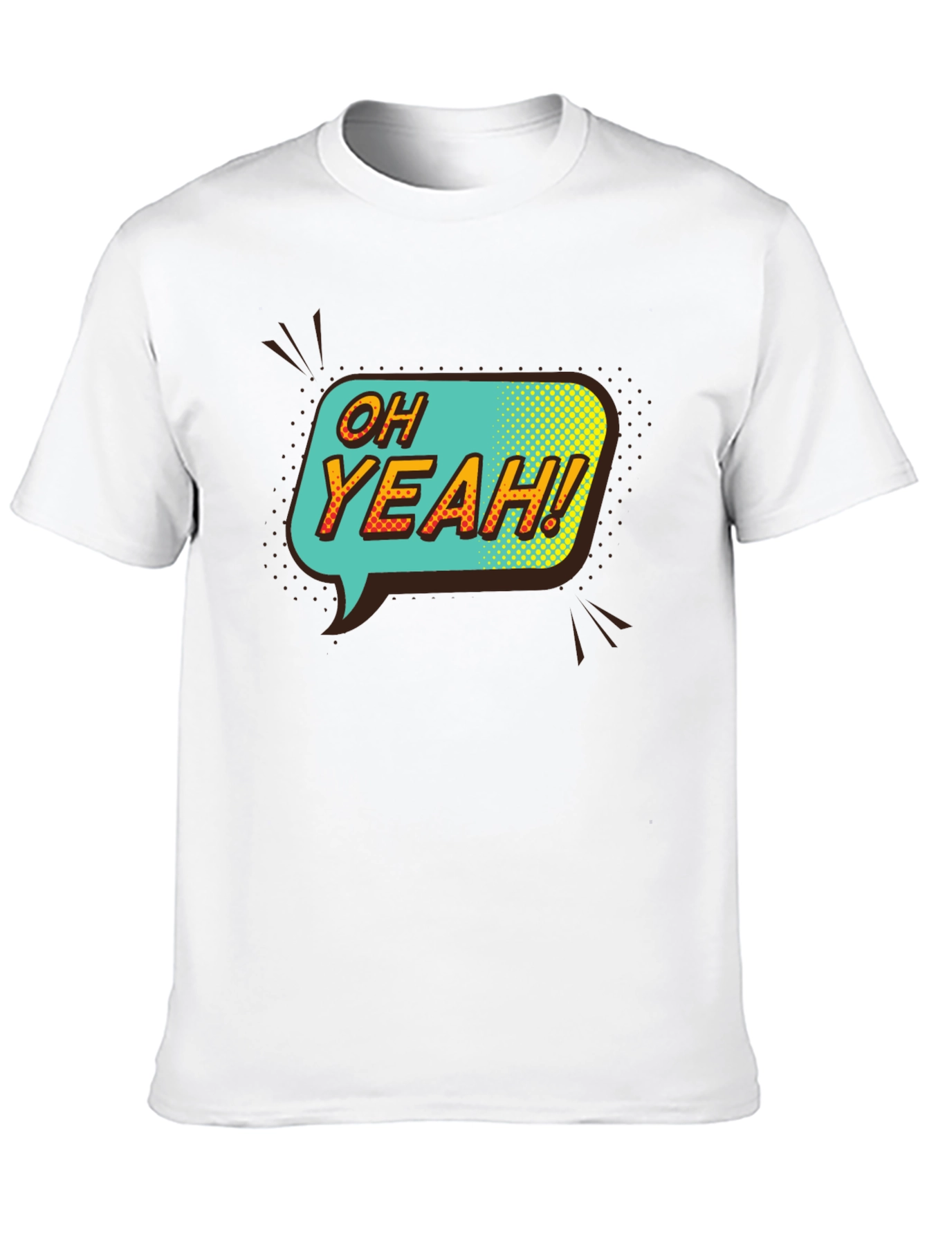 Oh Yeah! Graphic T-Shirt - Retro Pop Art Style
