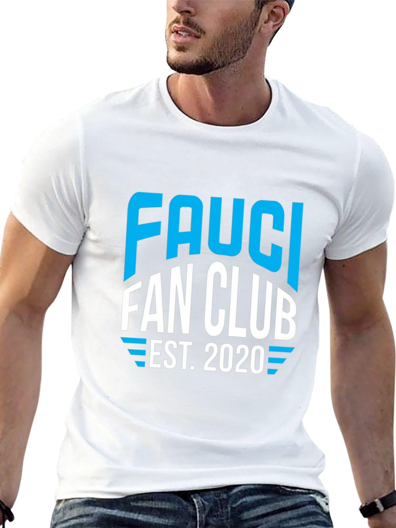 Fauci Fan Club Black Graphic Tee - Est. 2020