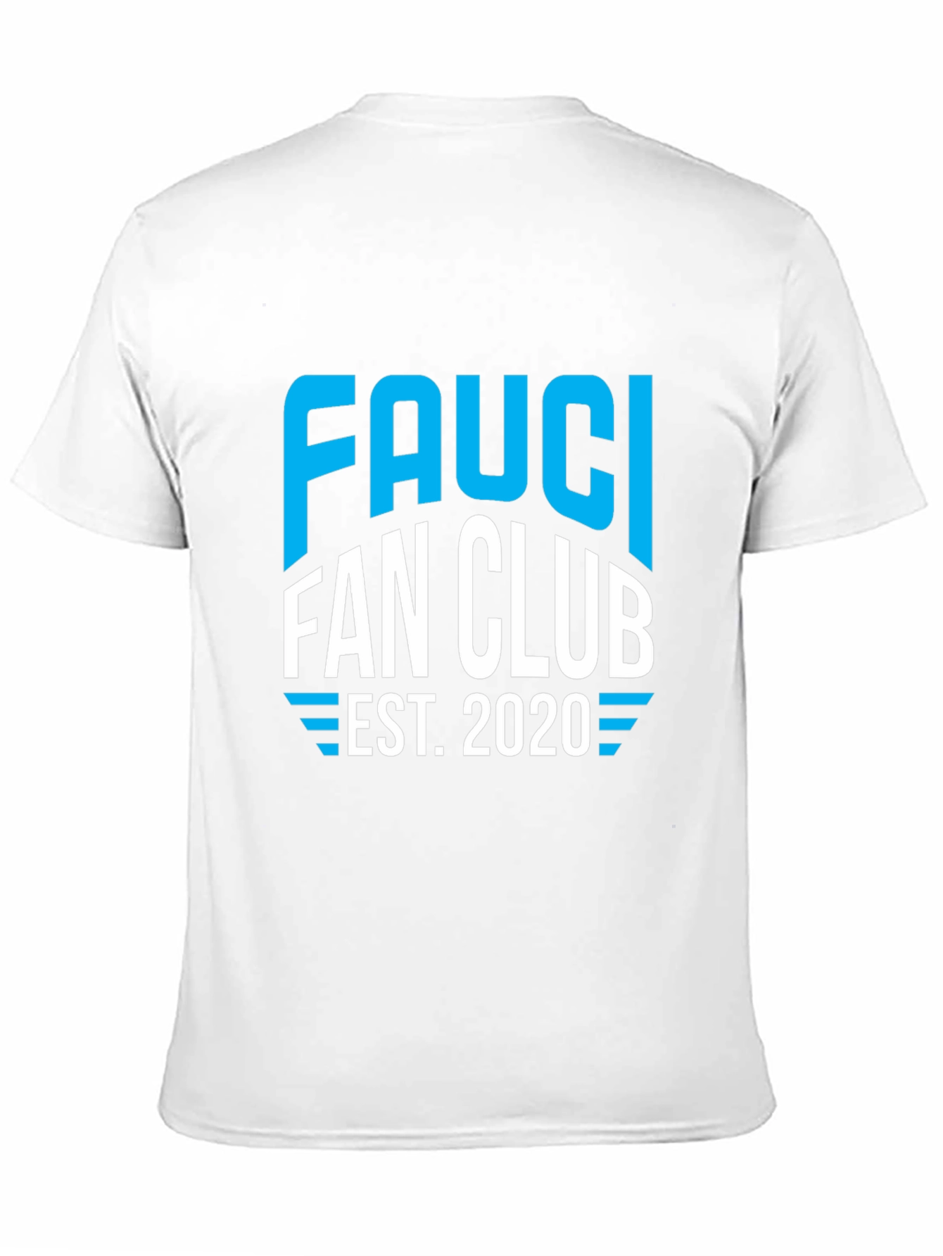 Fauci Fan Club Black Graphic Tee - Est. 2020