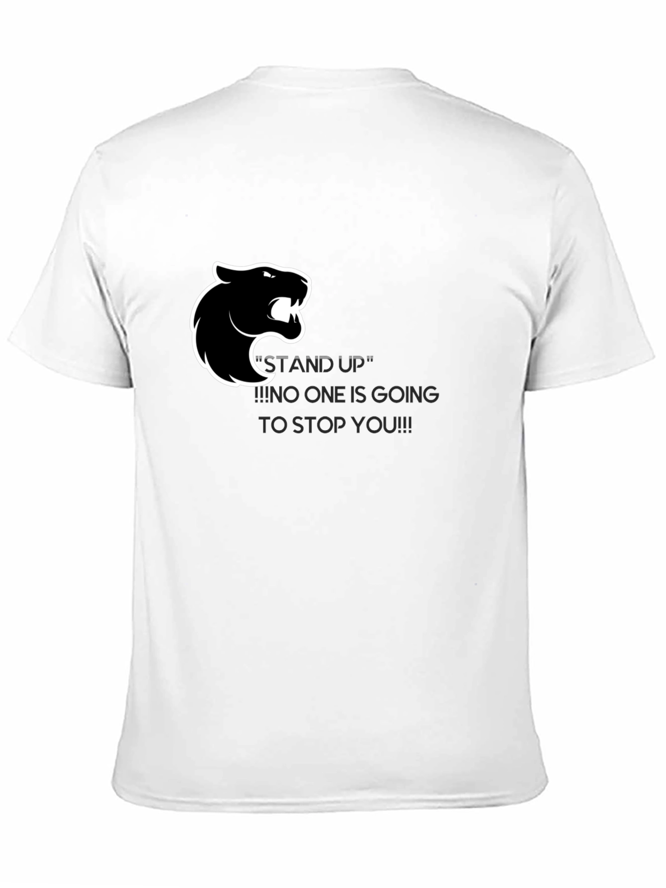 Stand Up Panther T-Shirt - Motivational Graphic Tee