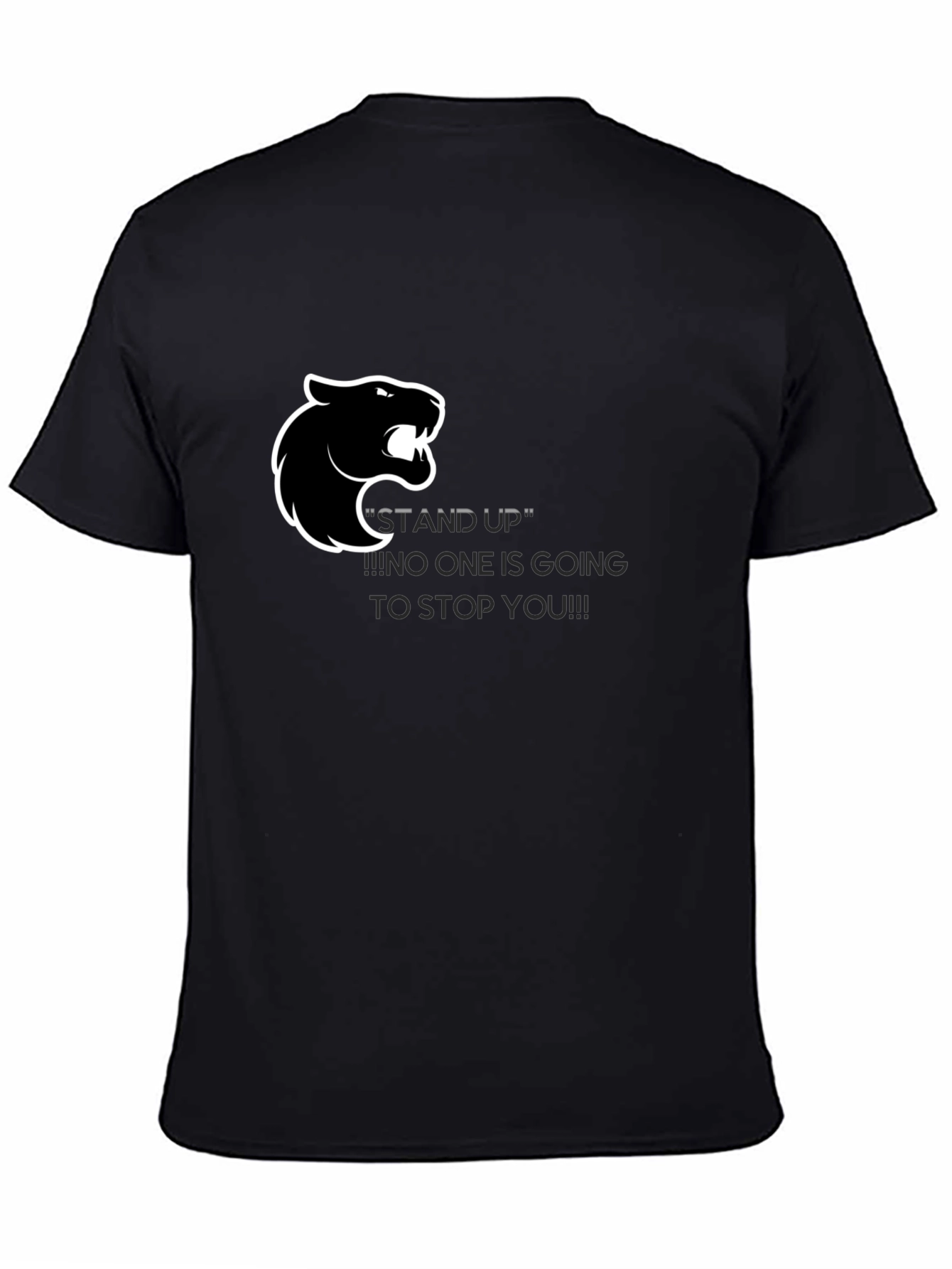 Stand Up Panther T-Shirt - Motivational Graphic Tee