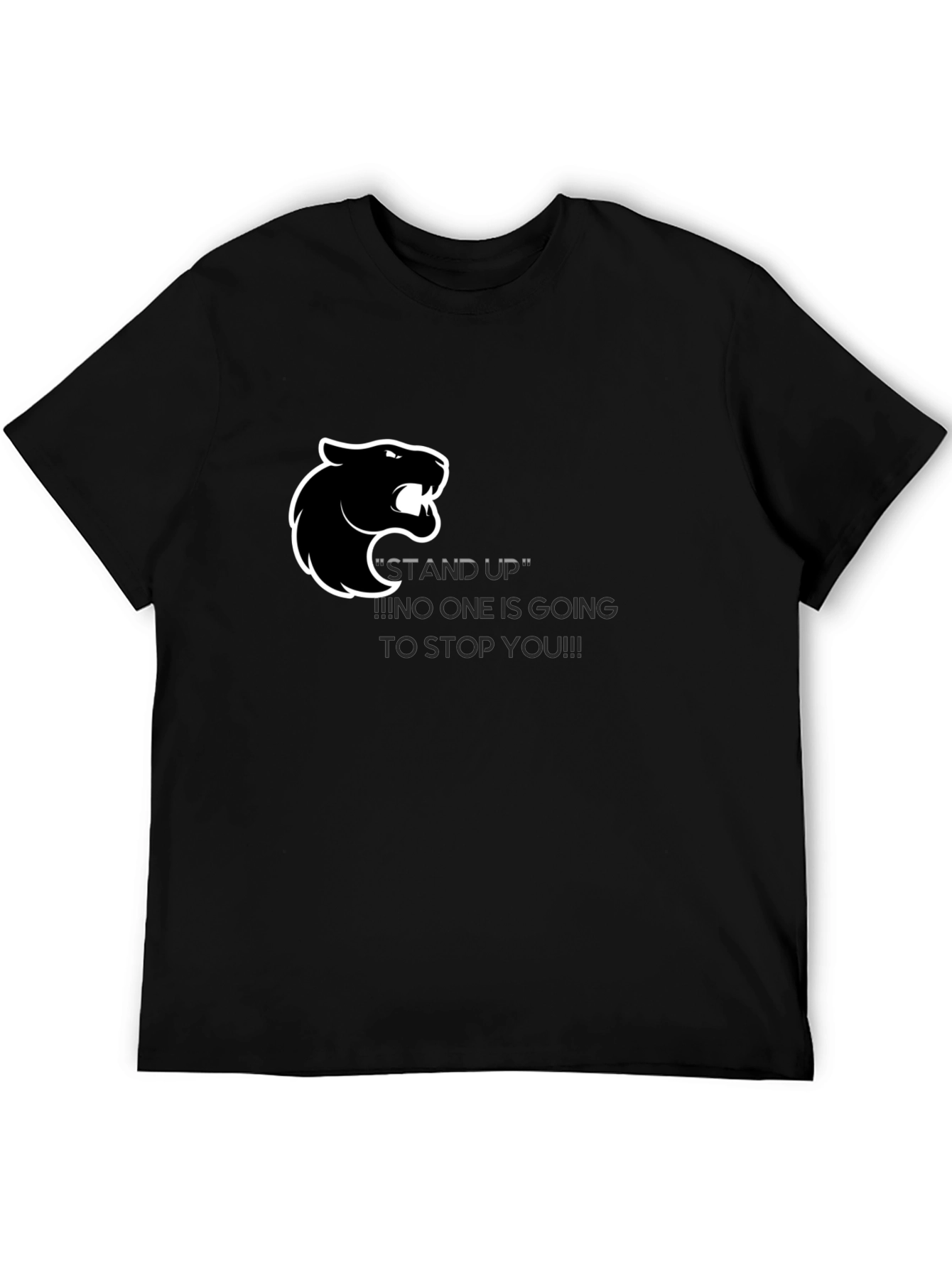 Stand Up Panther T-Shirt - Motivational Graphic Tee