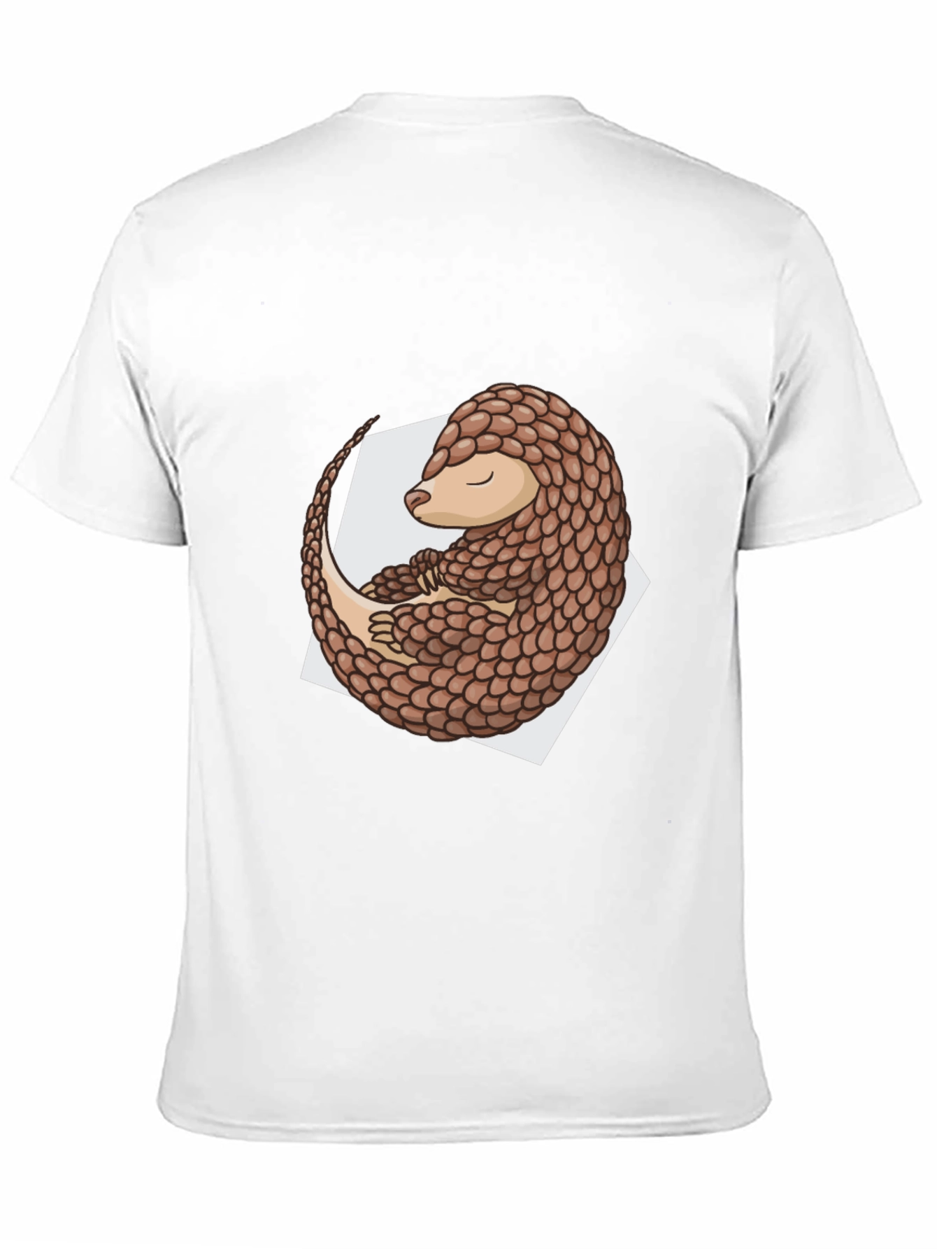 Pangolin Graphic Tee - Black Cotton Blend Shirt