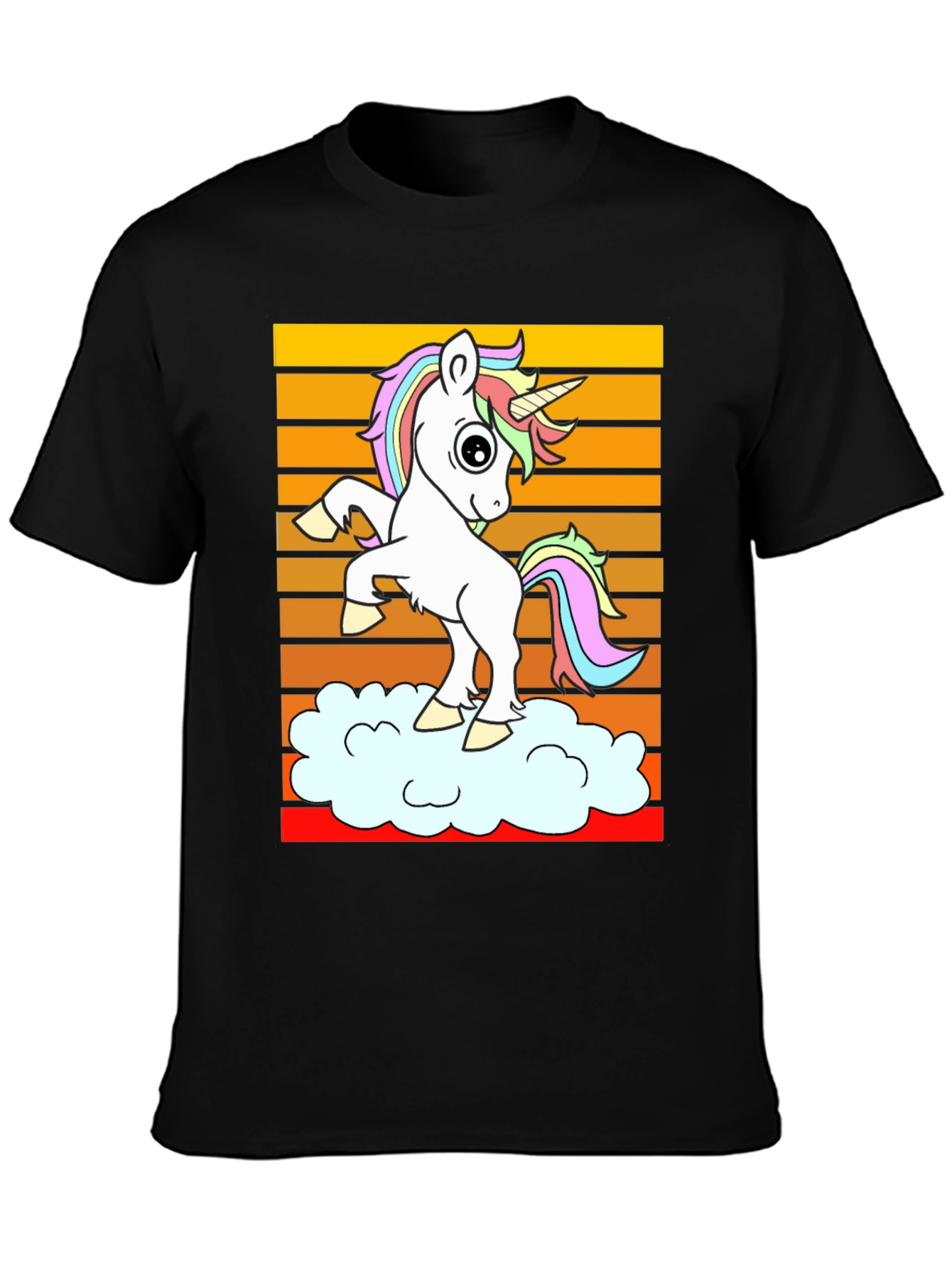 Unicorn Cloud Graphic T-Shirt