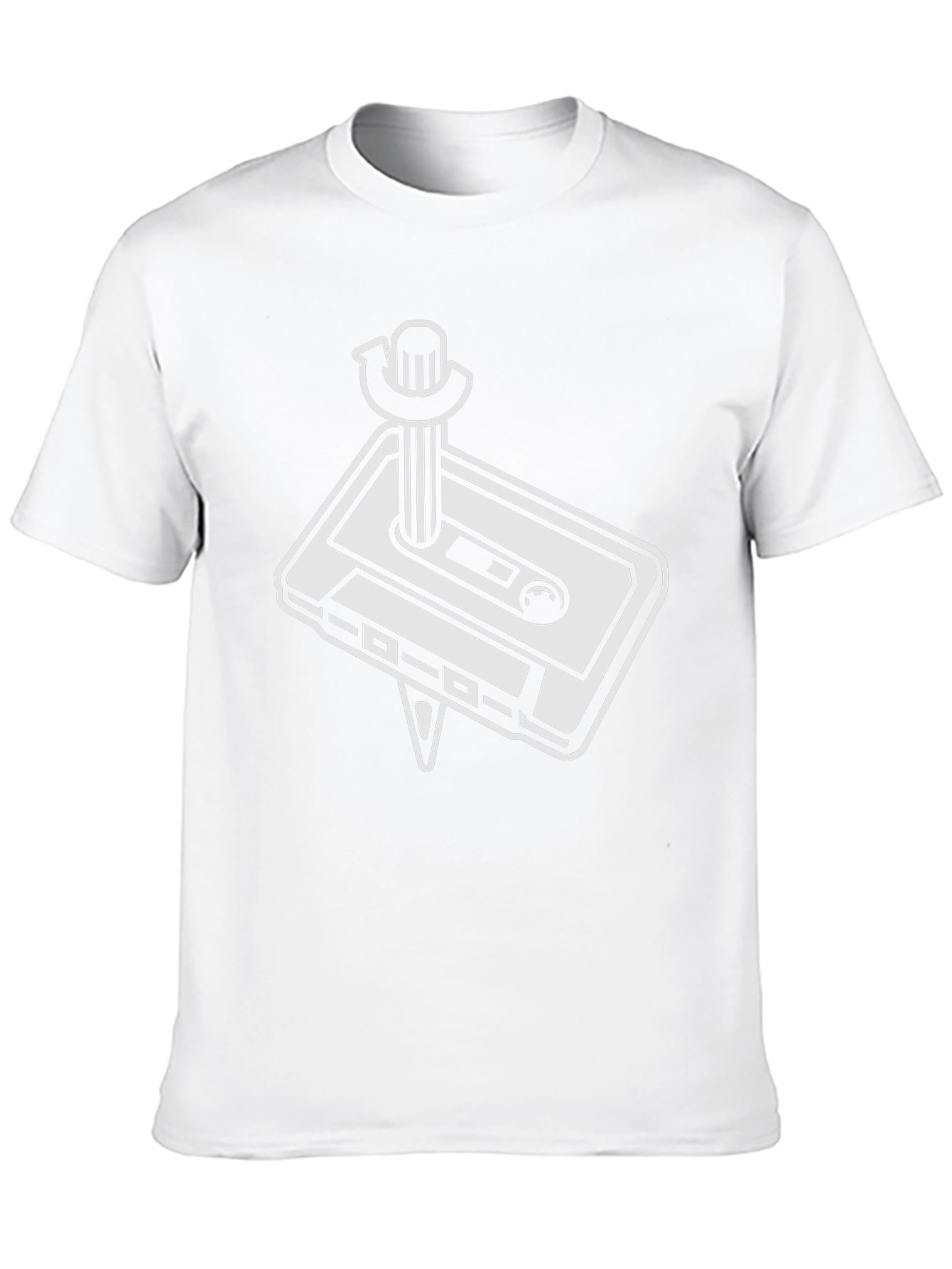 Retro Cassette Tape T-Shirt - Black