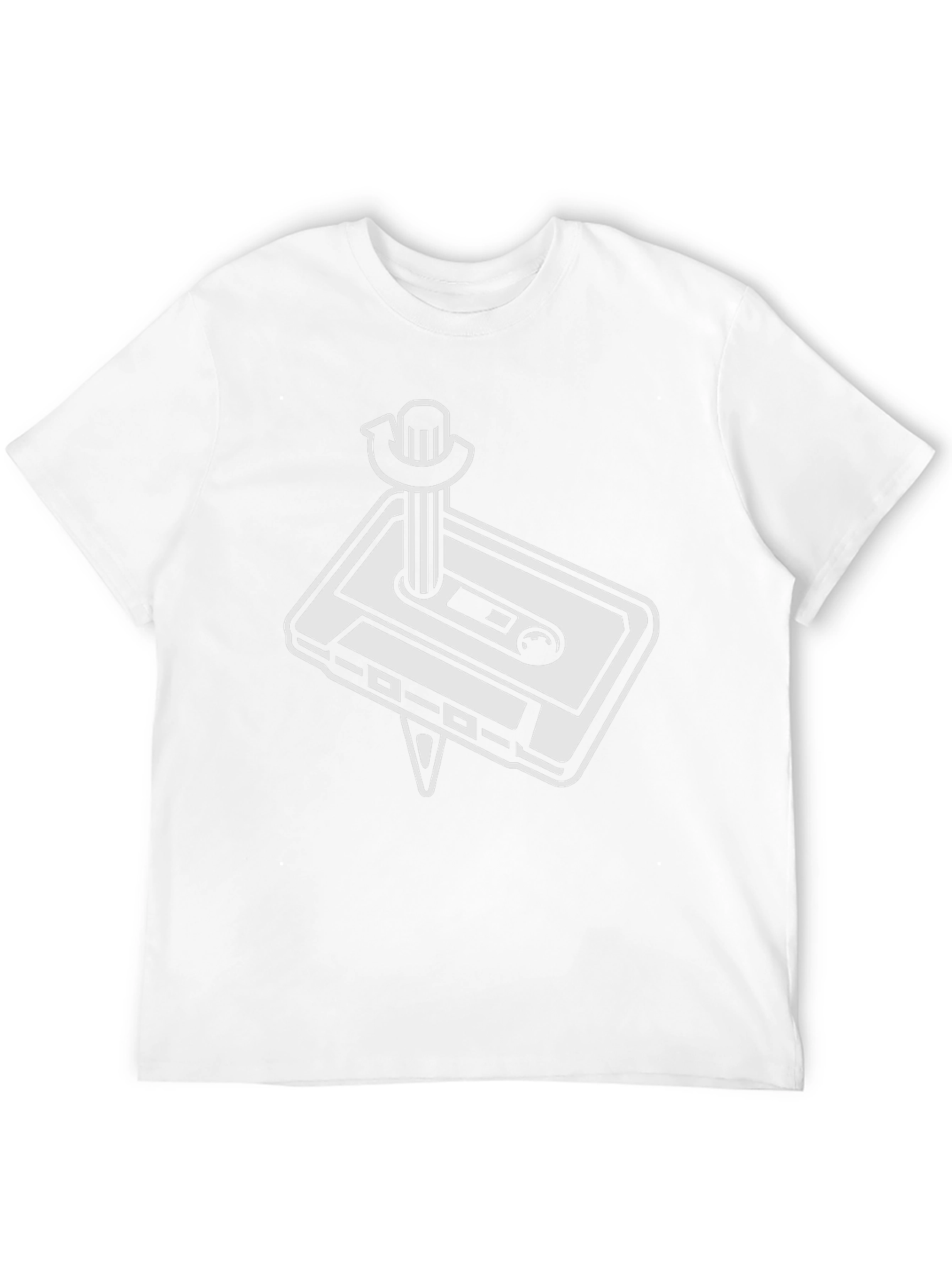 Retro Cassette Tape T-Shirt - Black