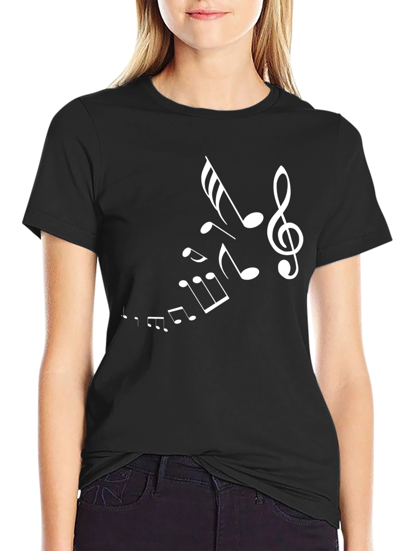 Musical Notes Graphic Tee