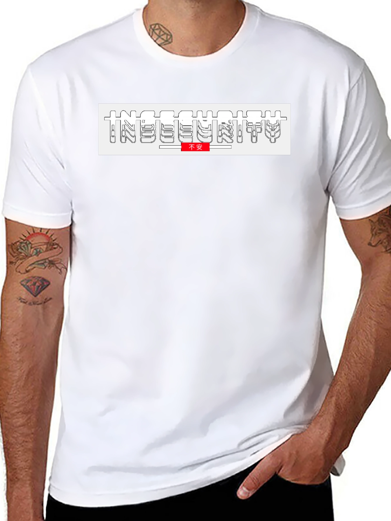 Insecurity Graphic Tee - Black