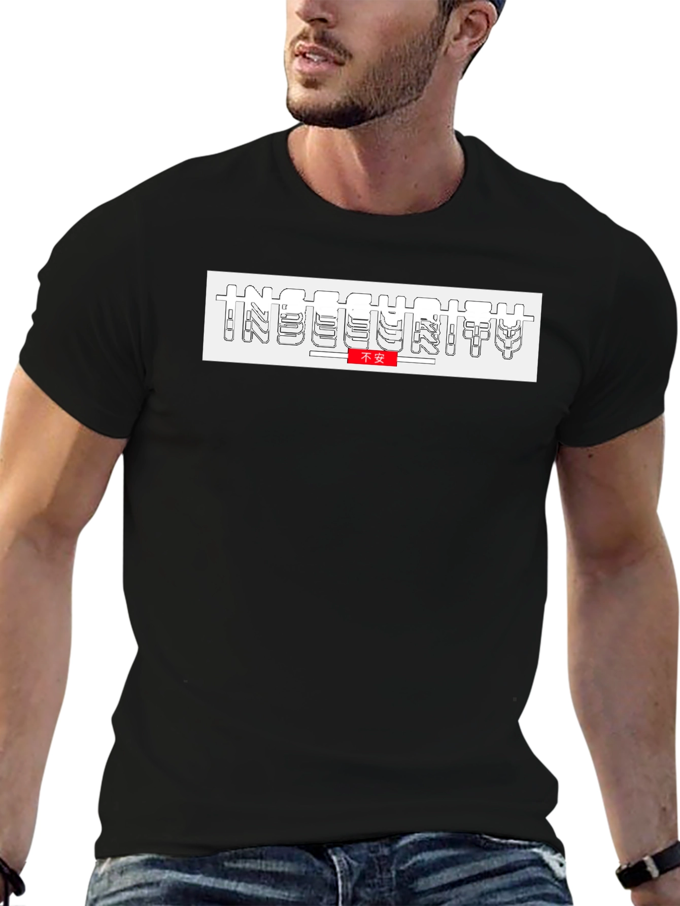 Insecurity Graphic Tee - Black