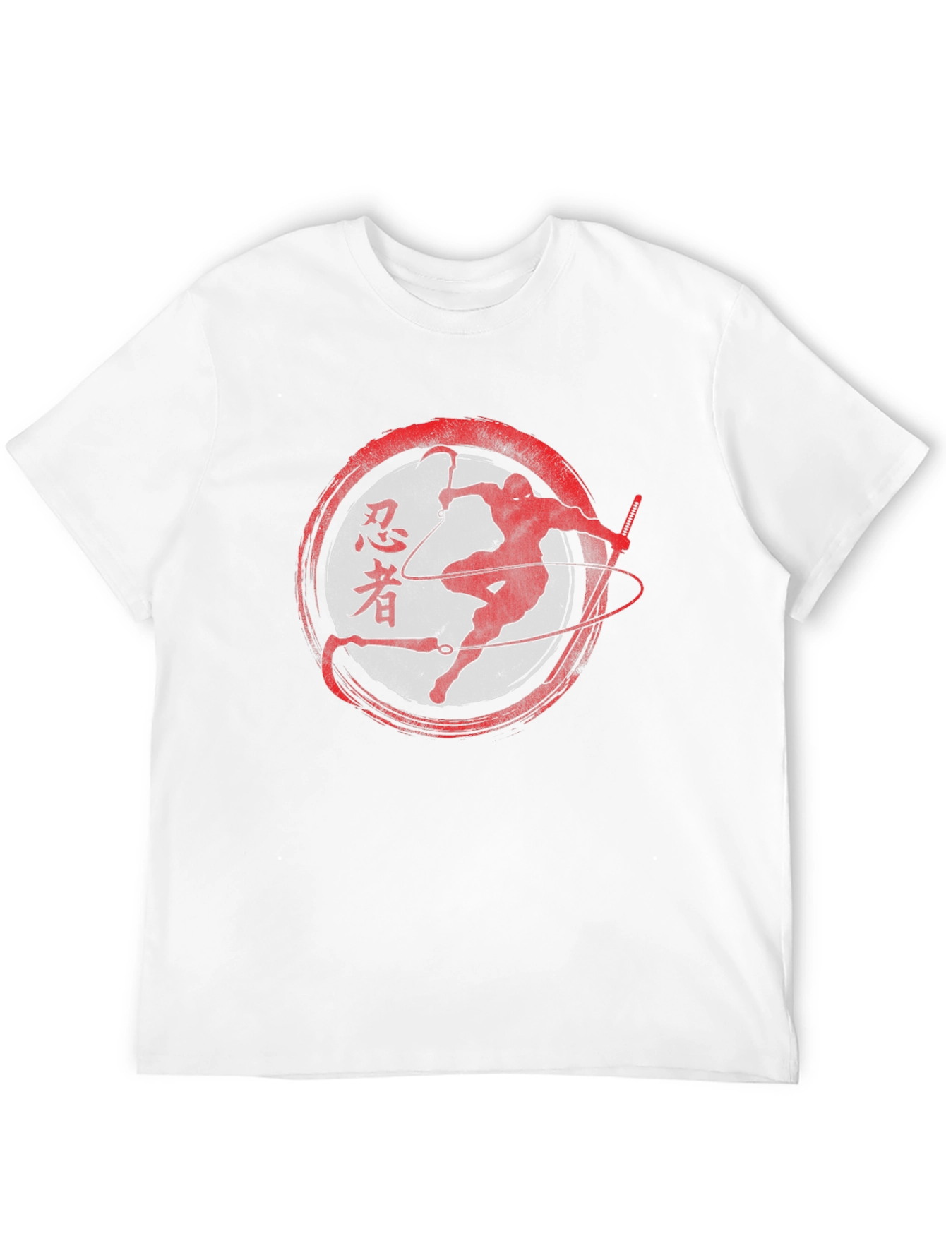 Ninja Warrior Graphic Tee - Black Cotton T-Shirt