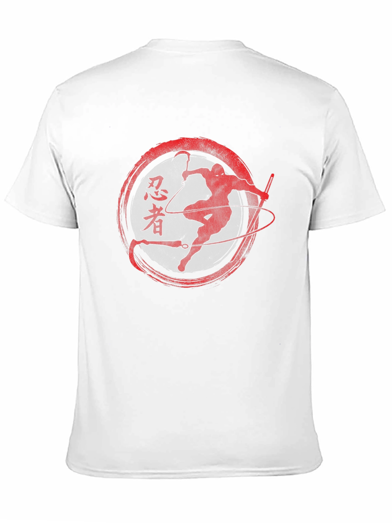 Ninja Warrior Graphic Tee - Black Cotton T-Shirt