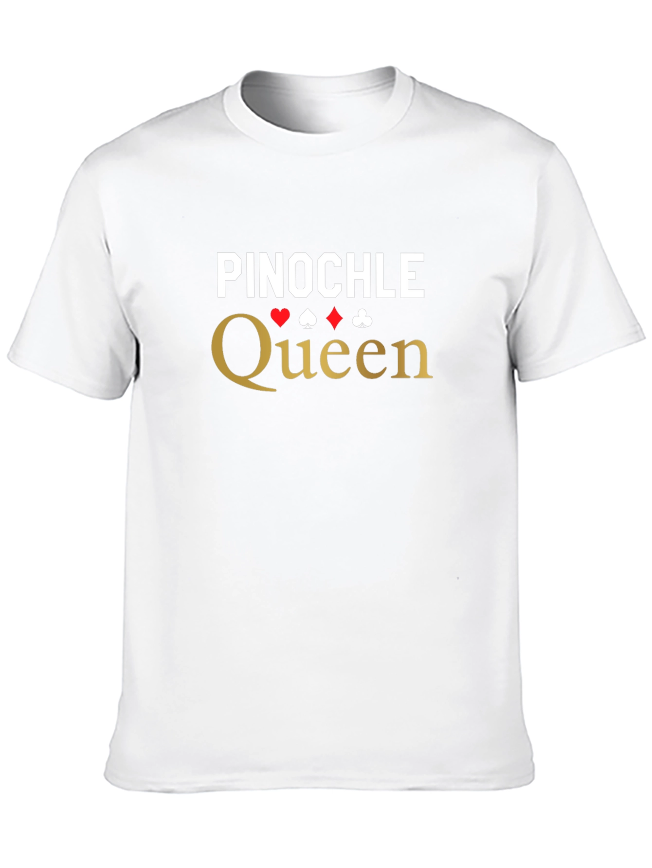 Pinochle Queen Graphic Tee - Card Game T-Shirt