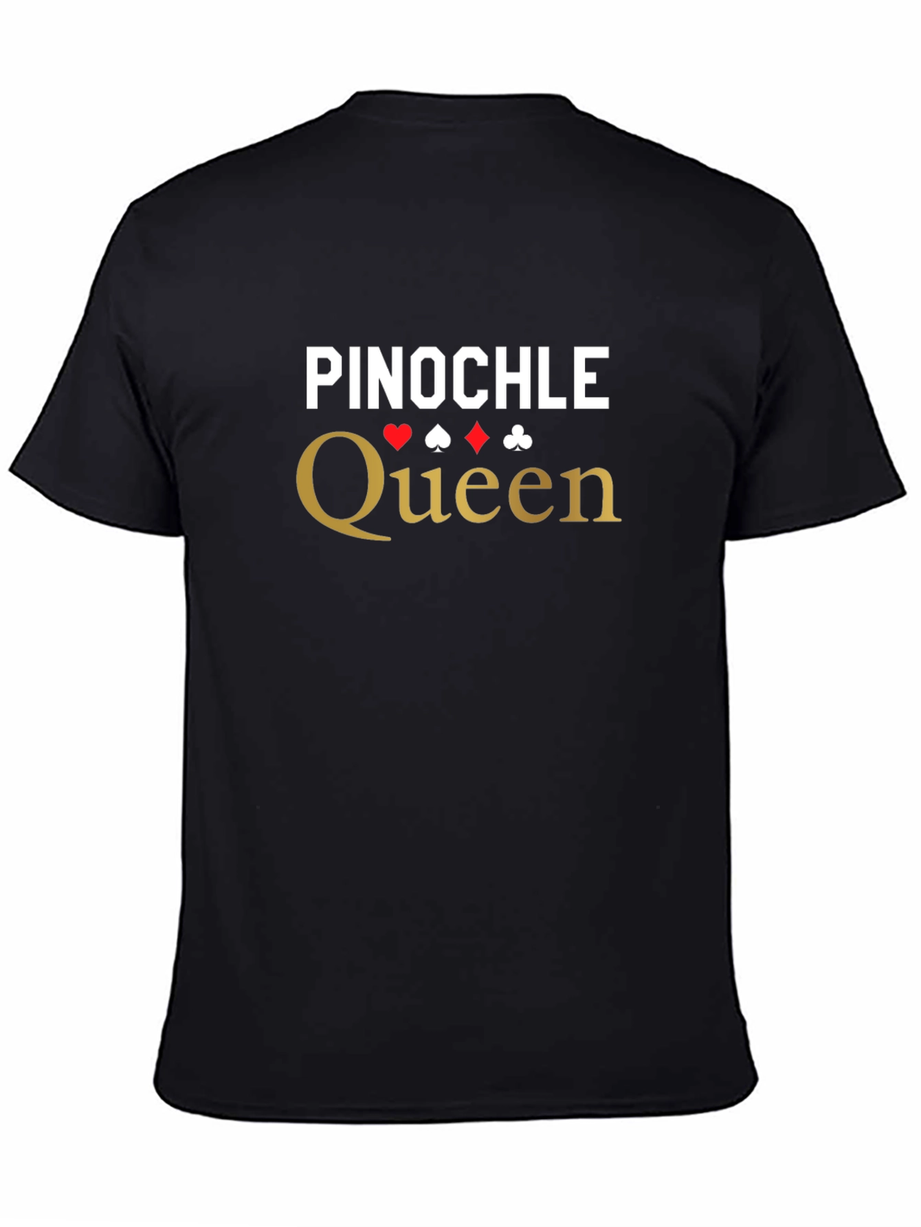 Pinochle Queen Graphic Tee - Card Game T-Shirt