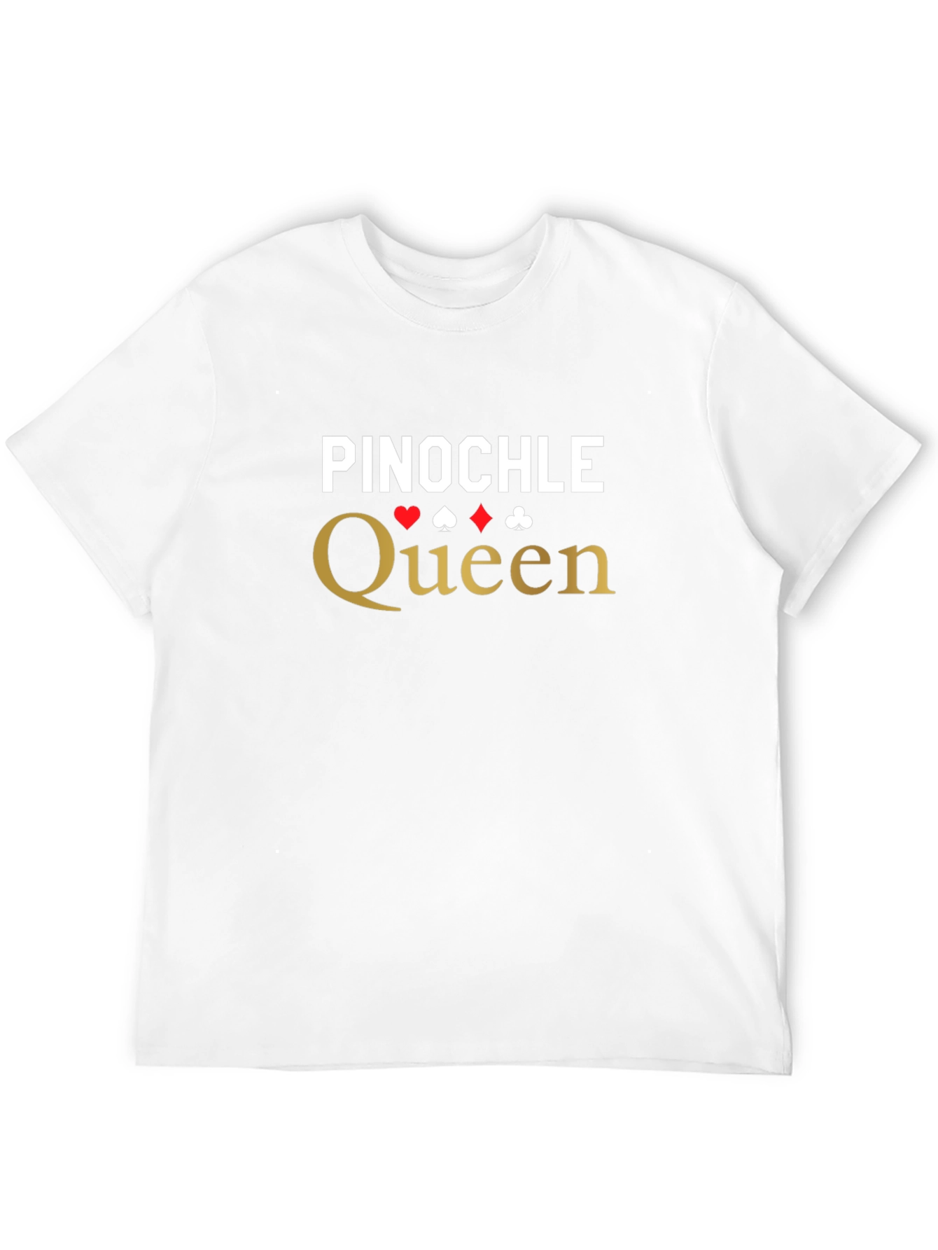 Pinochle Queen Graphic Tee - Card Game T-Shirt