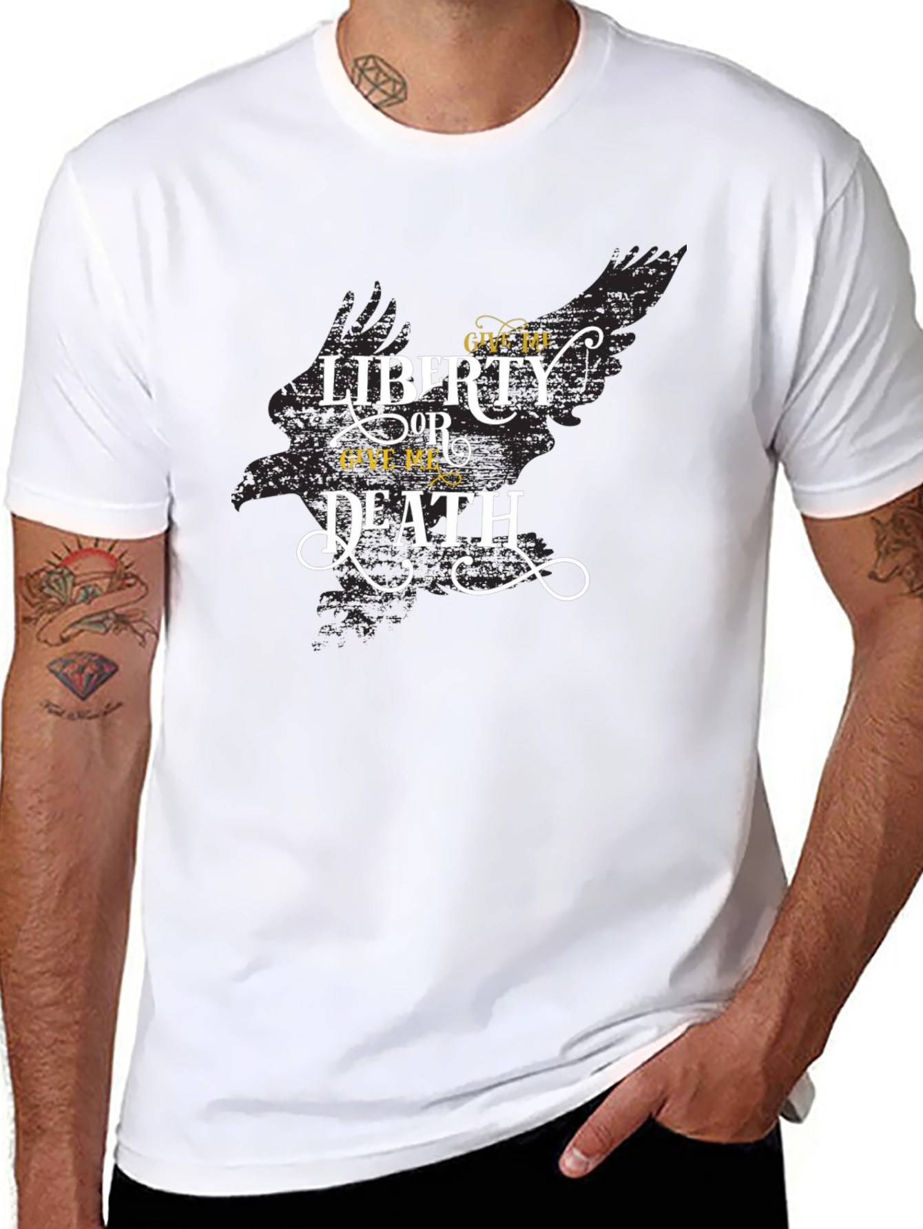Liberty or Death Graphic Tee - Black