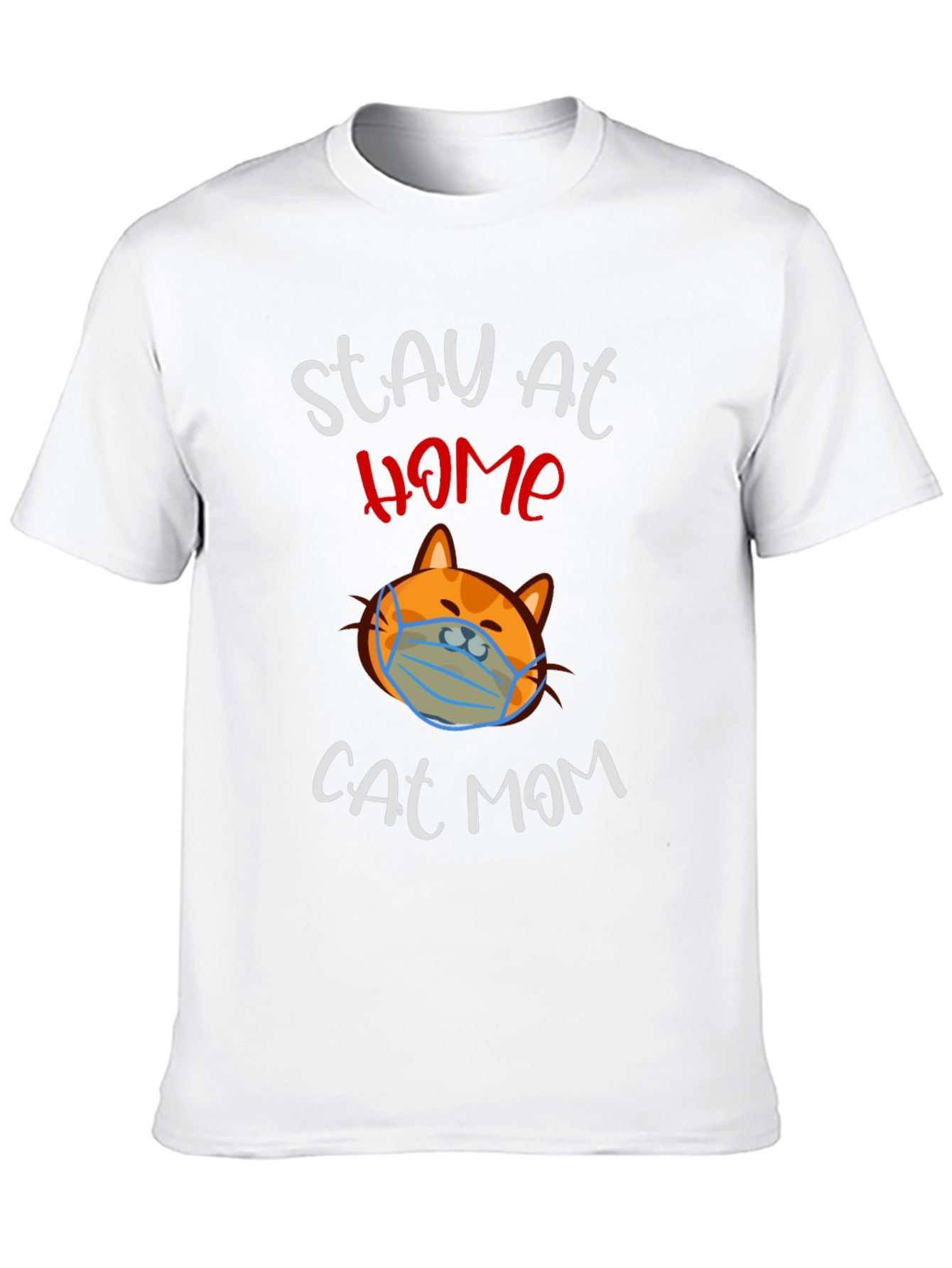 Stay at Home Cat Mom T-Shirt