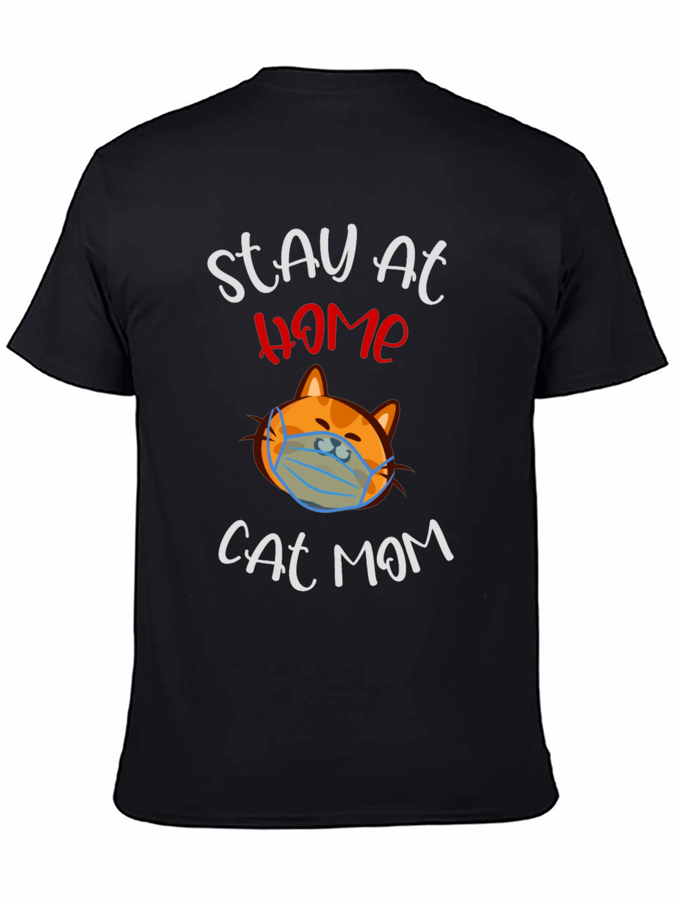 Stay at Home Cat Mom T-Shirt