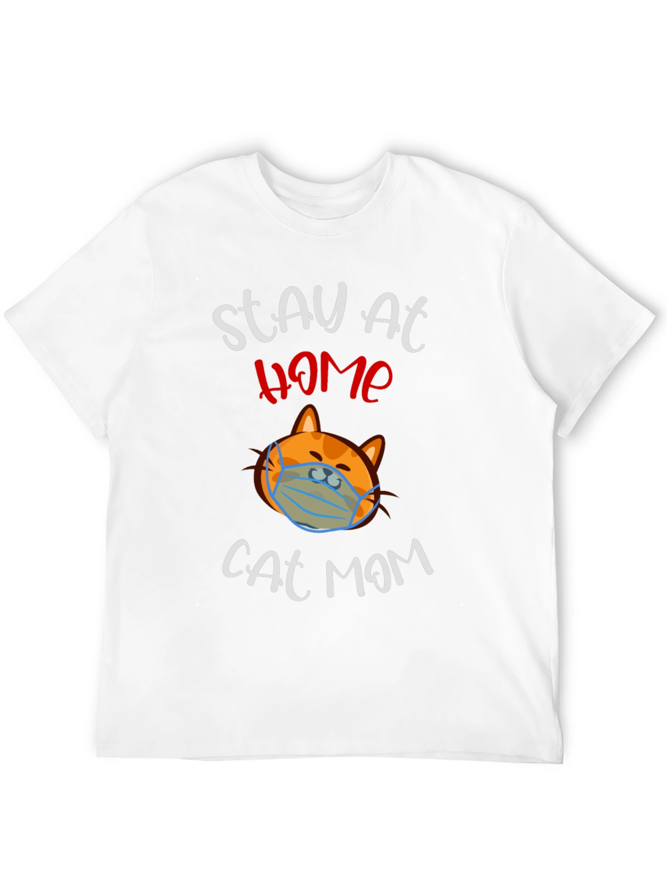 Stay at Home Cat Mom T-Shirt