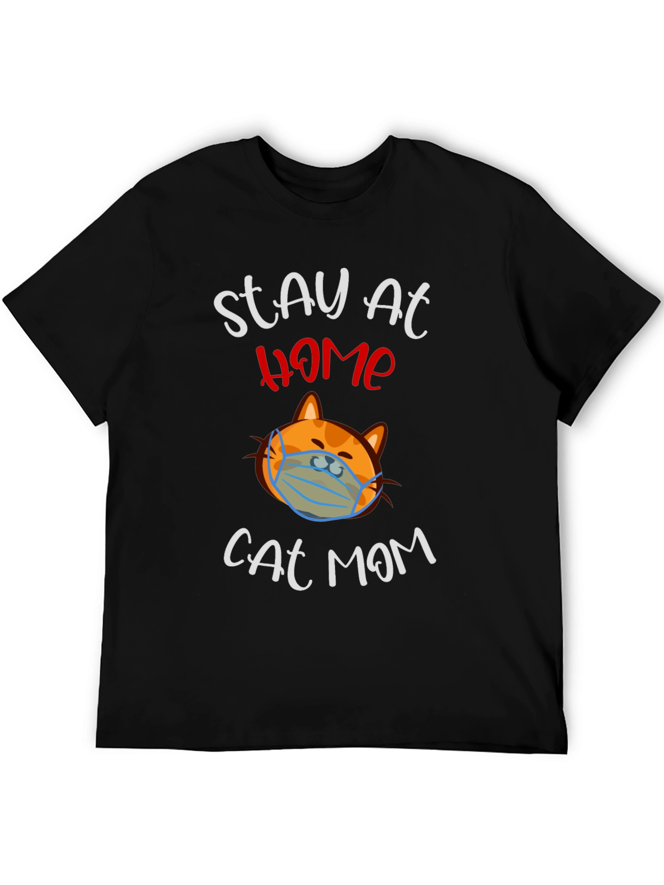 Stay at Home Cat Mom T-Shirt