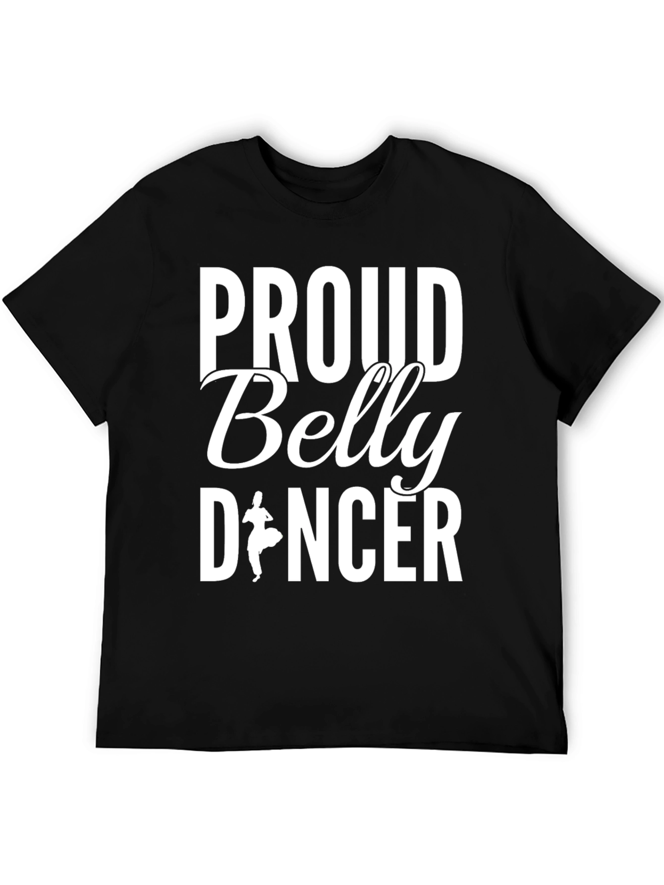 Proud Belly Dancer Graphic Tee - Black