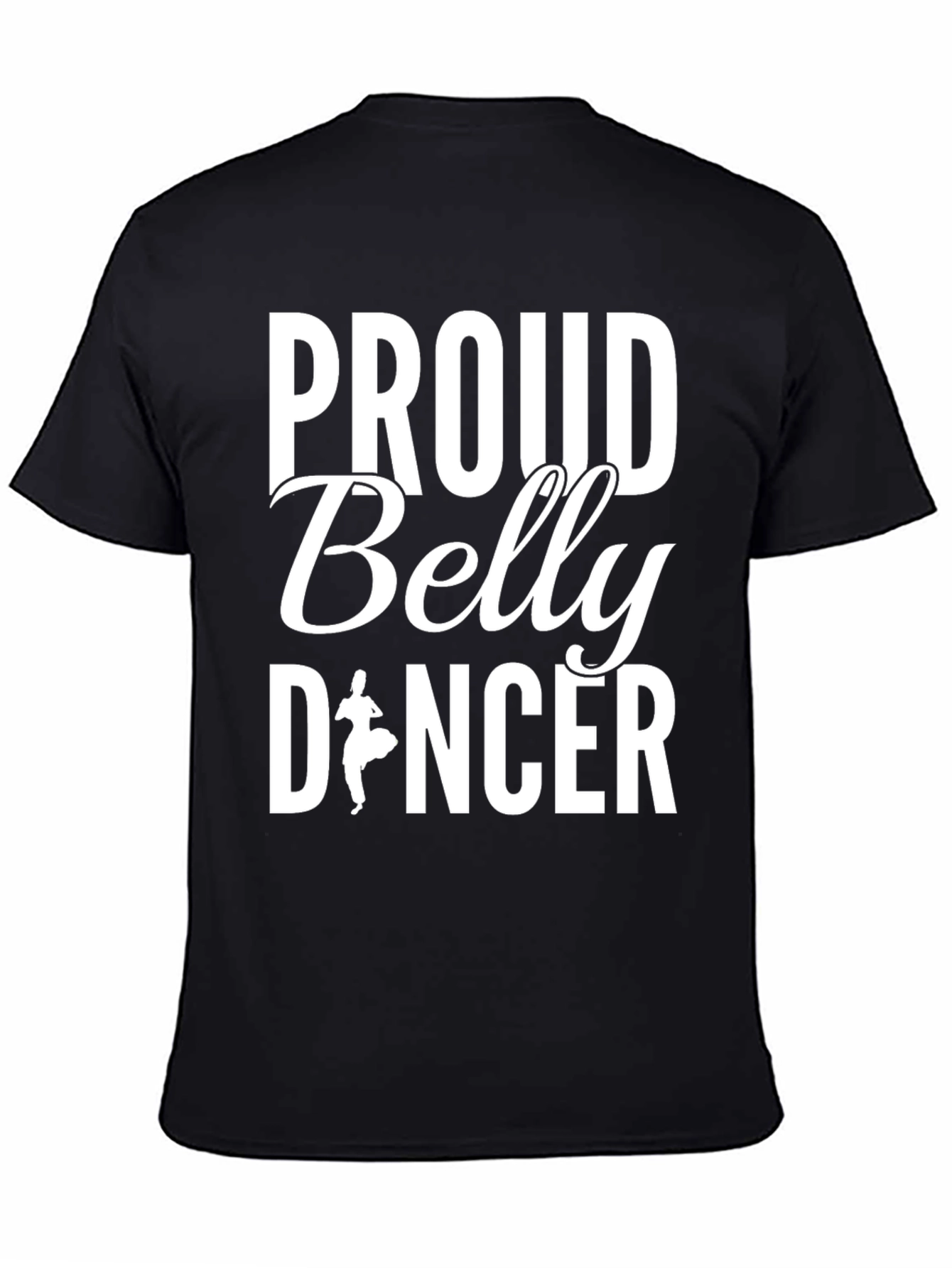 Proud Belly Dancer Graphic Tee - Black
