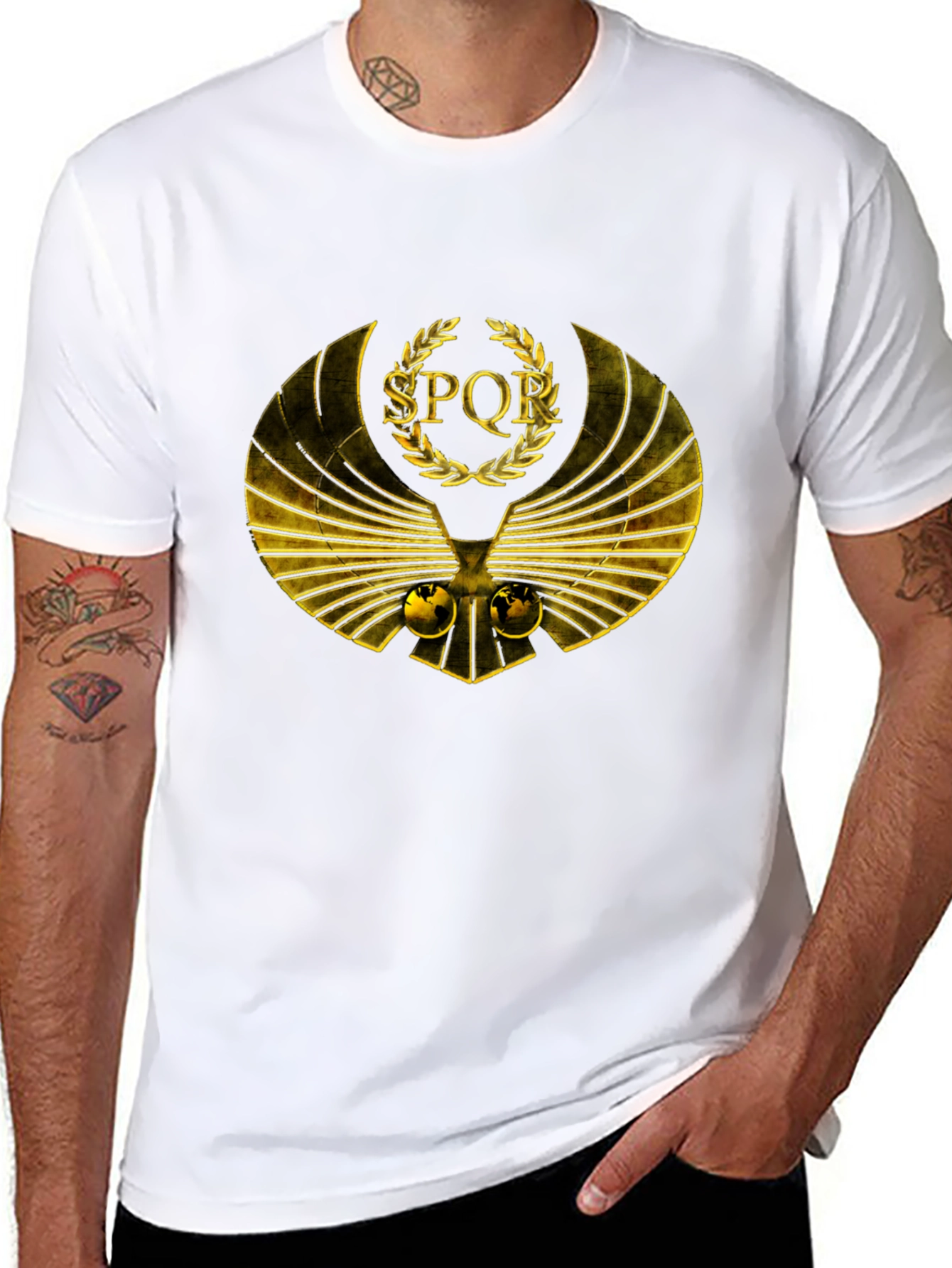 SPQR Roman Eagle T-Shirt