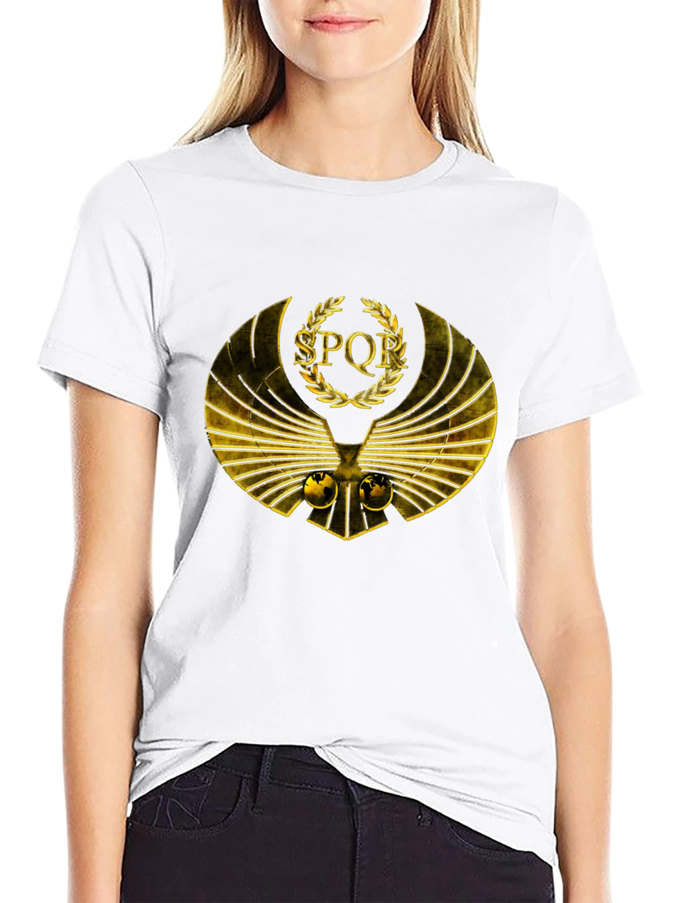 SPQR Roman Eagle T-Shirt