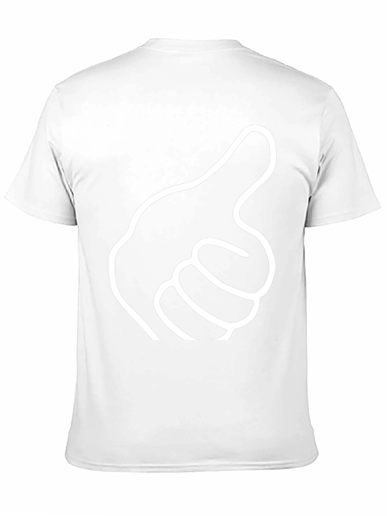 Pointing Hand Black T-Shirt - Novelty Graphic Tee