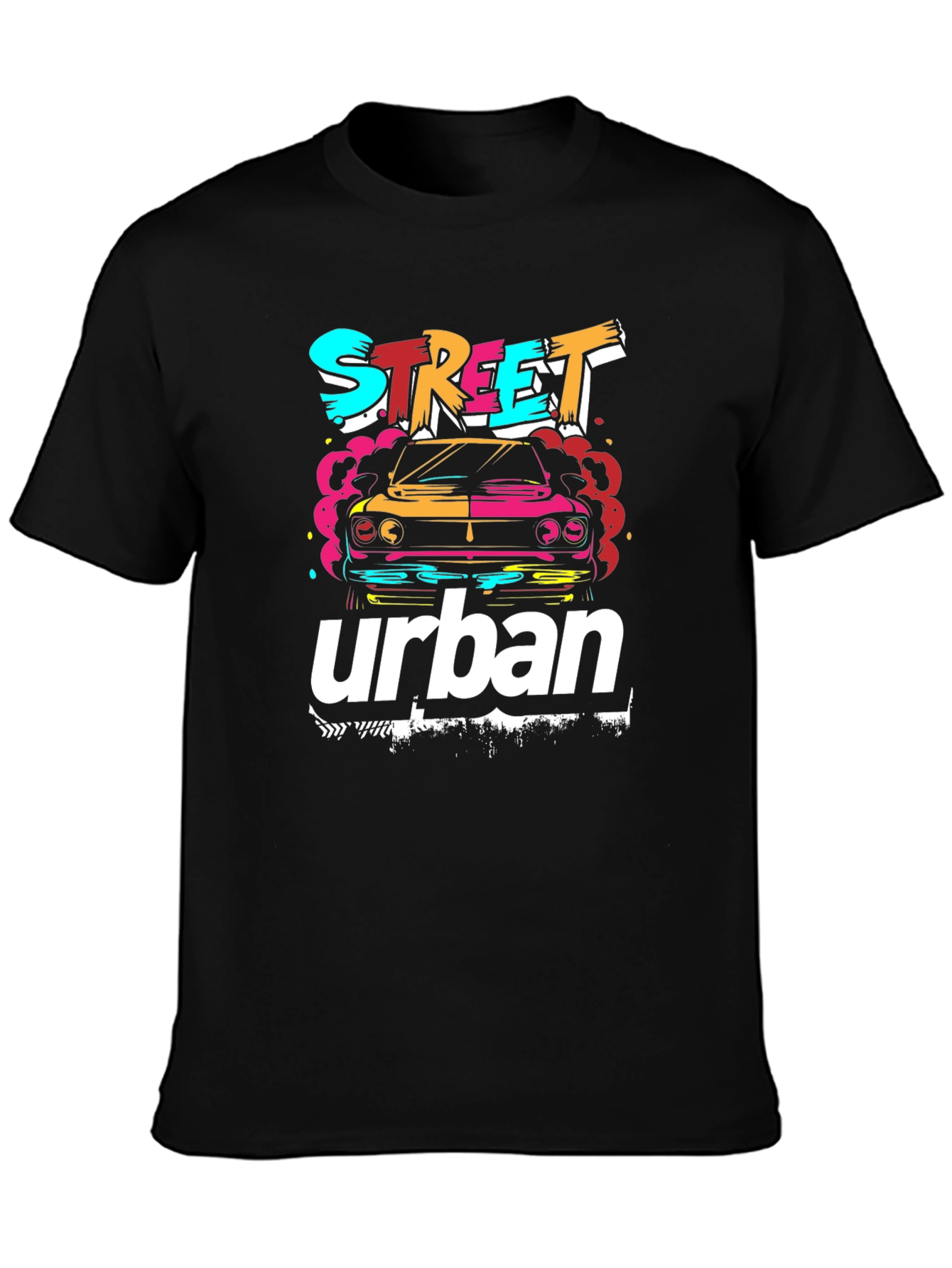 Street Urban Car Graphic T-Shirt