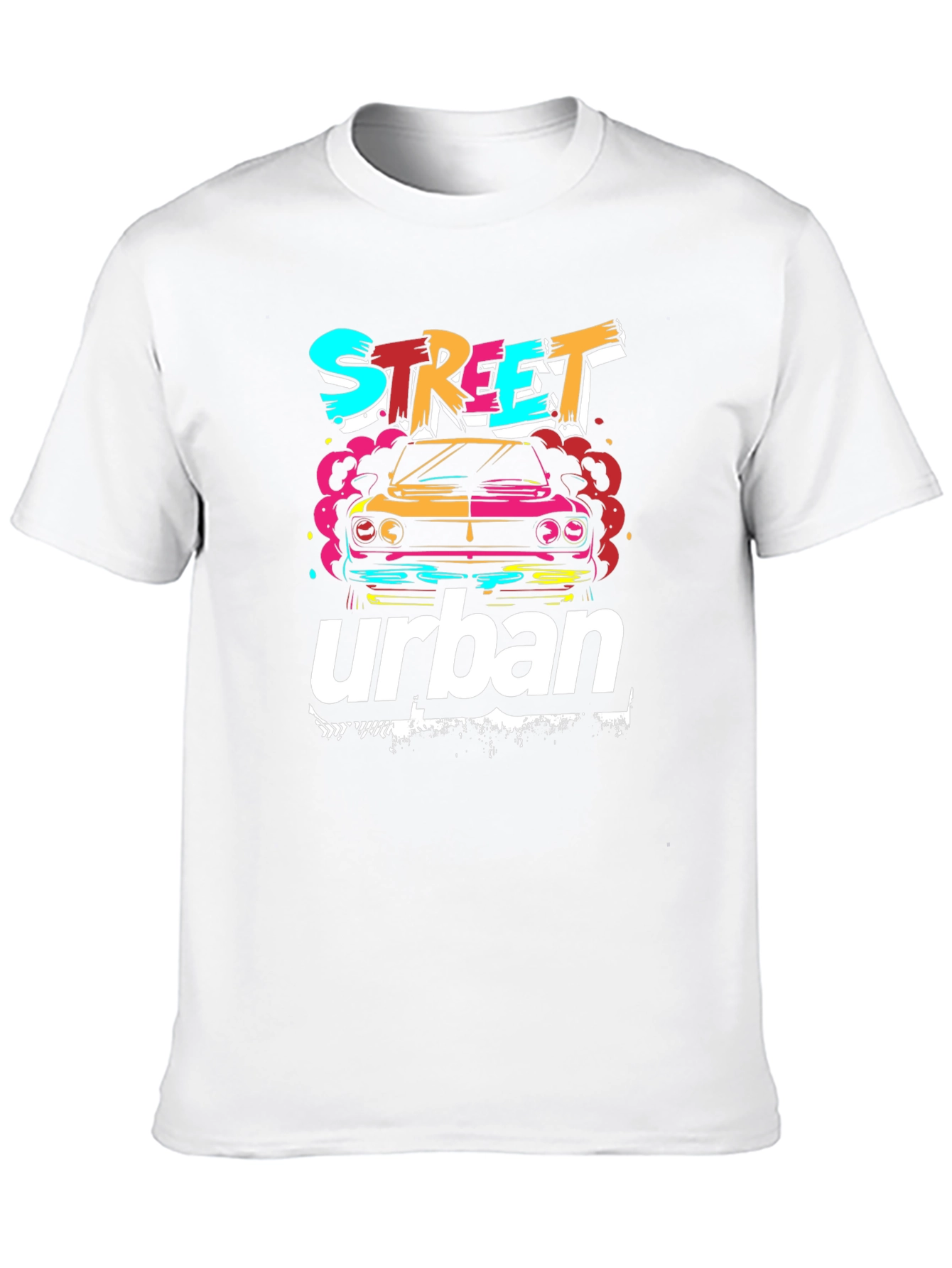 Street Urban Car Graphic T-Shirt
