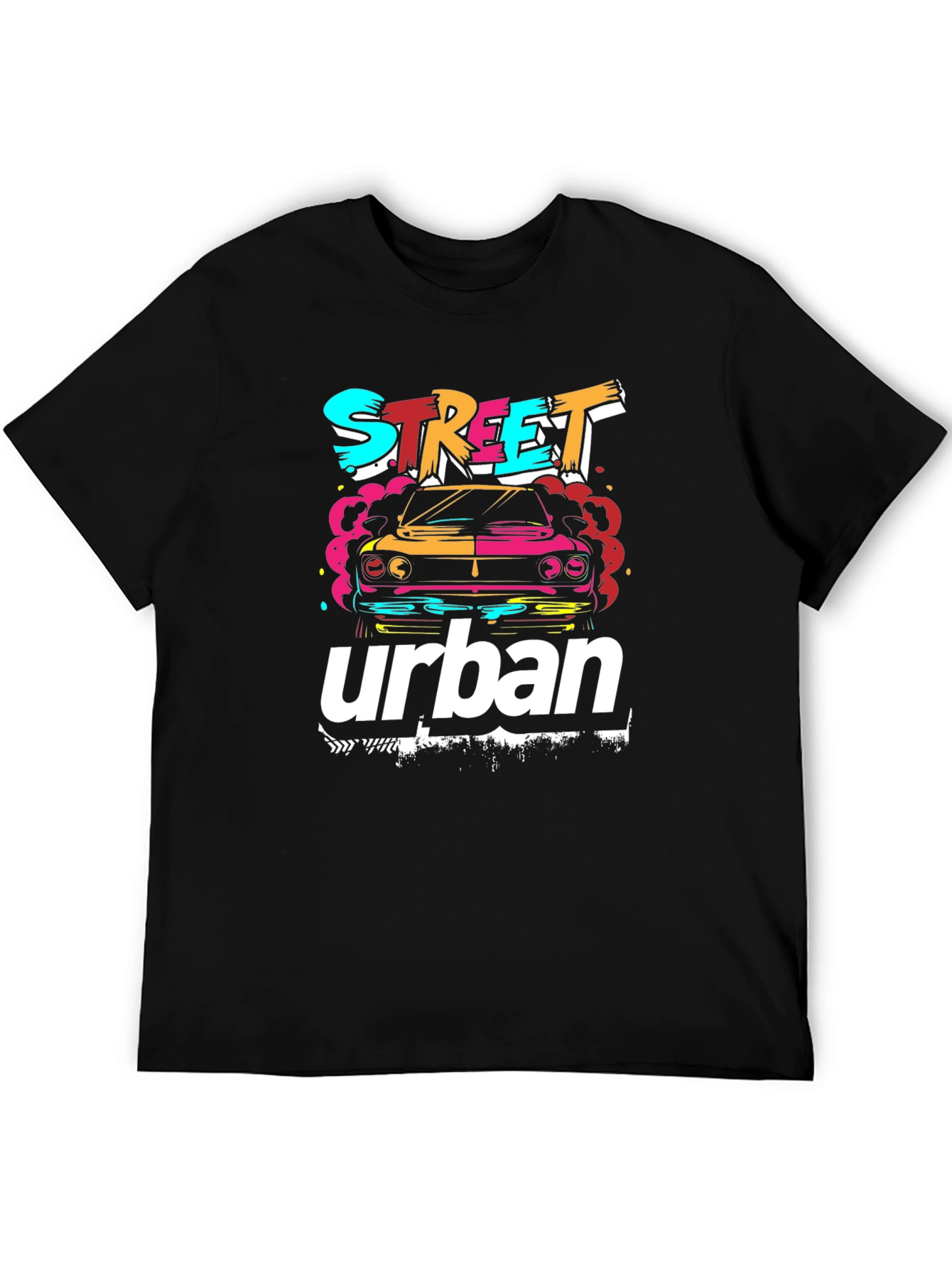 Street Urban Car Graphic T-Shirt
