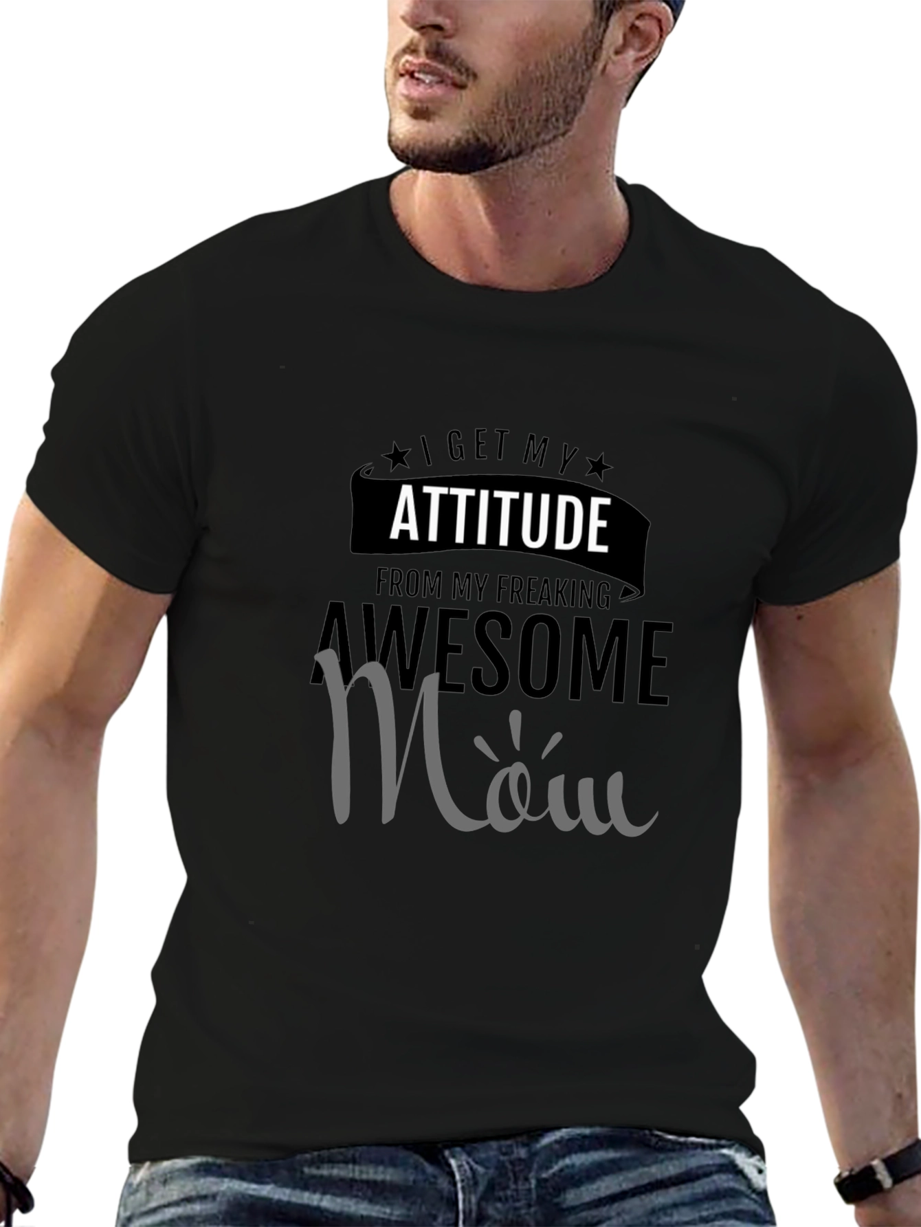 Awesome Mom Attitude T-Shirt