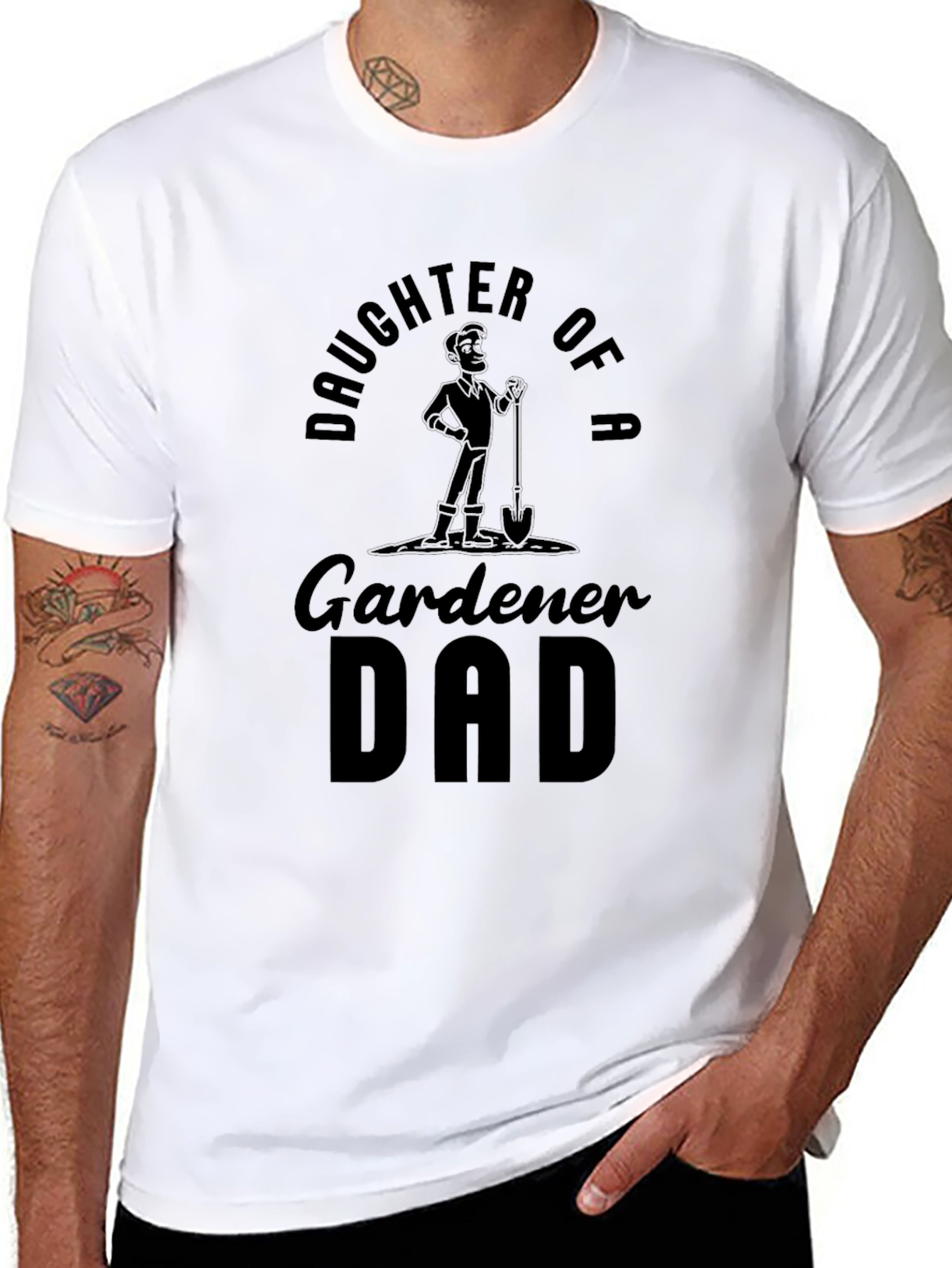 Daughter of a Gardener Dad Graphic T-Shirt
