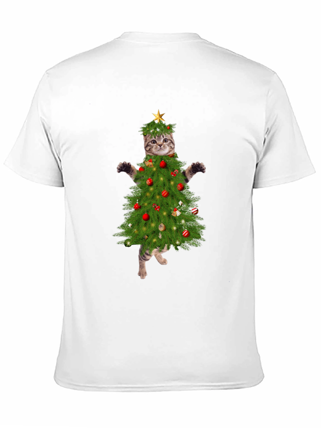 Christmas Cat Tree T-Shirt - Holiday Apparel