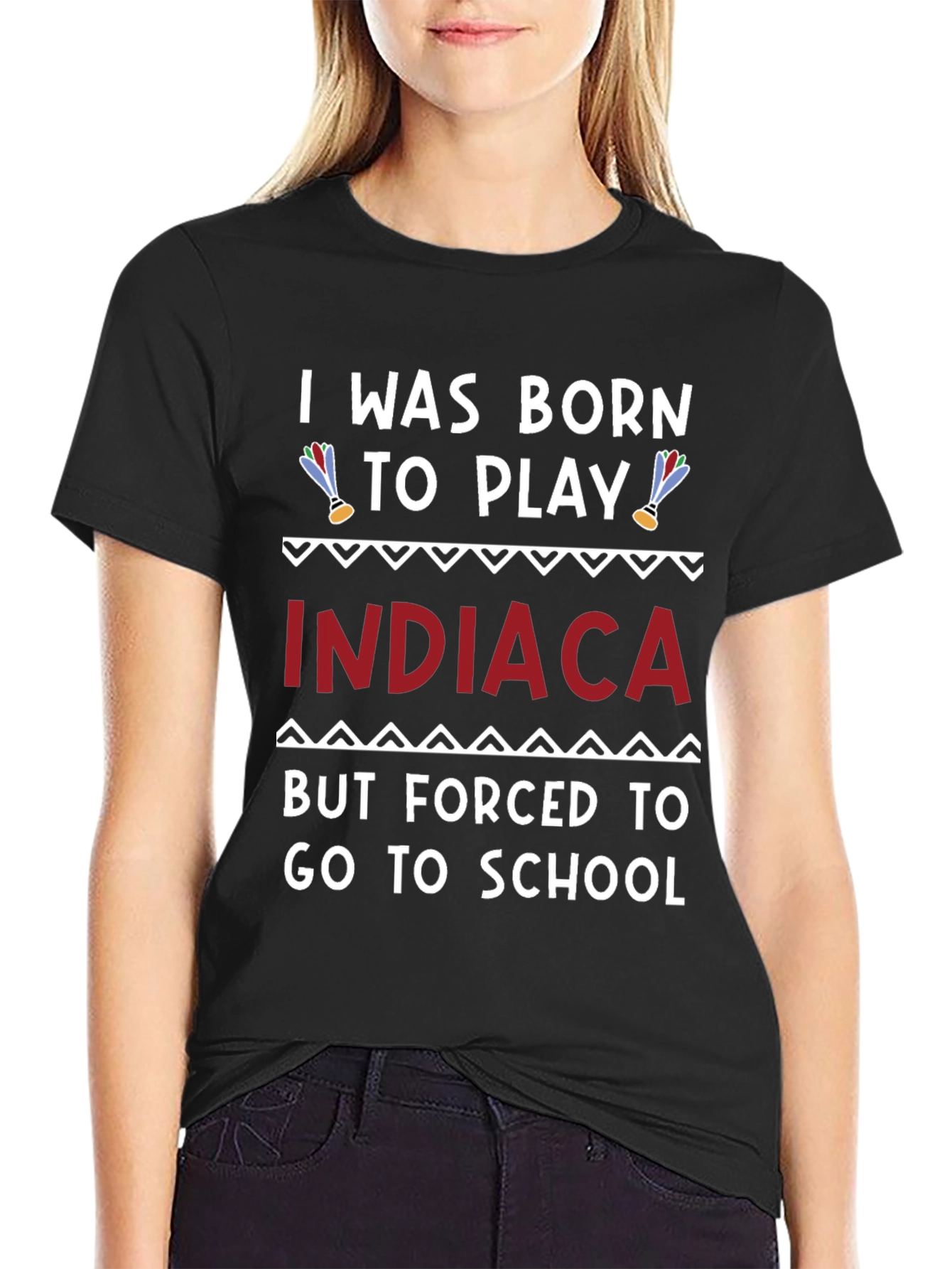 Born to Play Indiaca T-Shirt