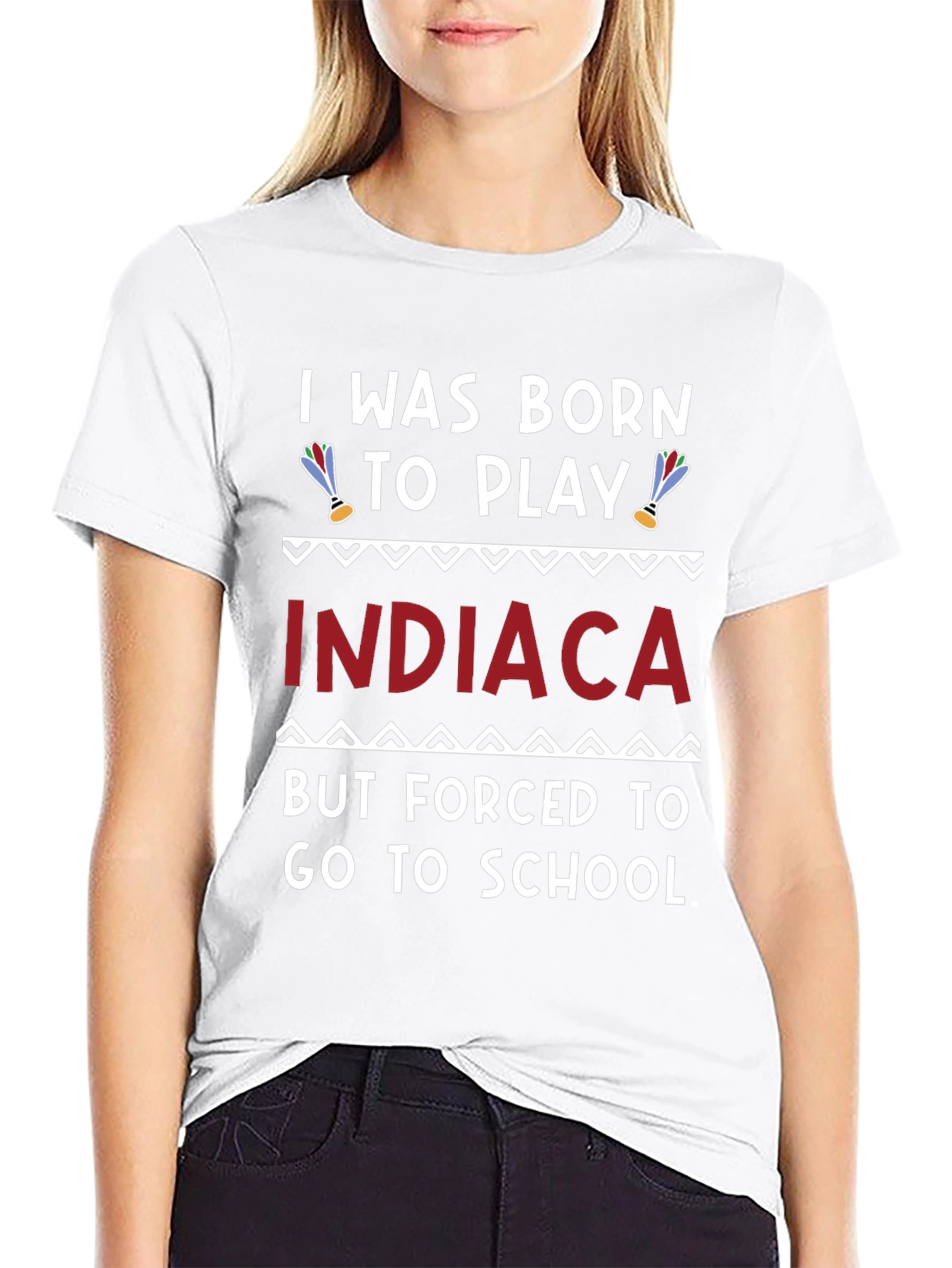 Born to Play Indiaca T-Shirt
