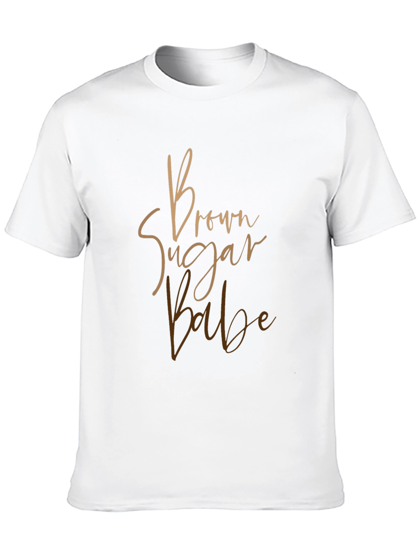 Brown Sugar Babe Black T-Shirt