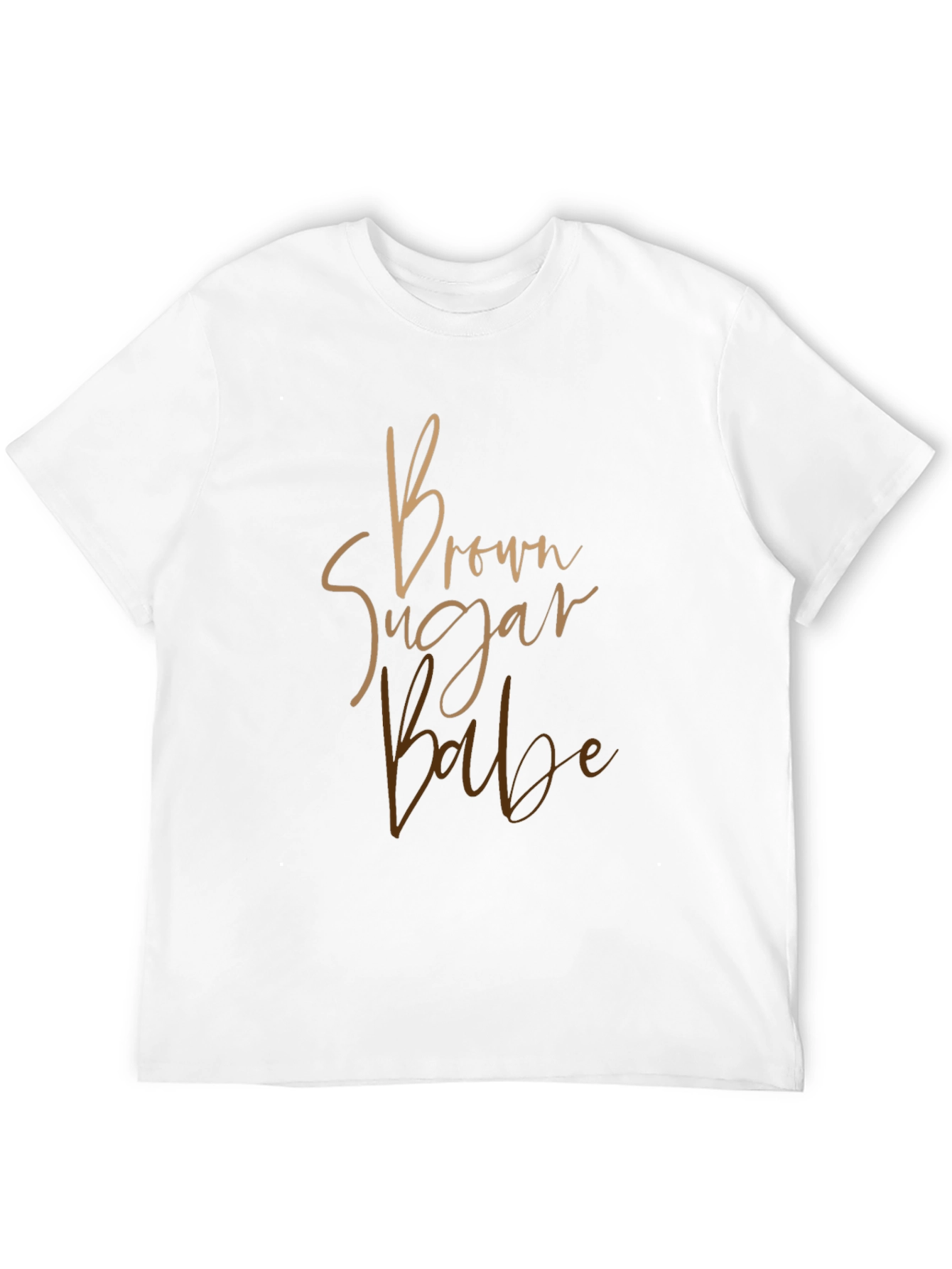 Brown Sugar Babe Black T-Shirt