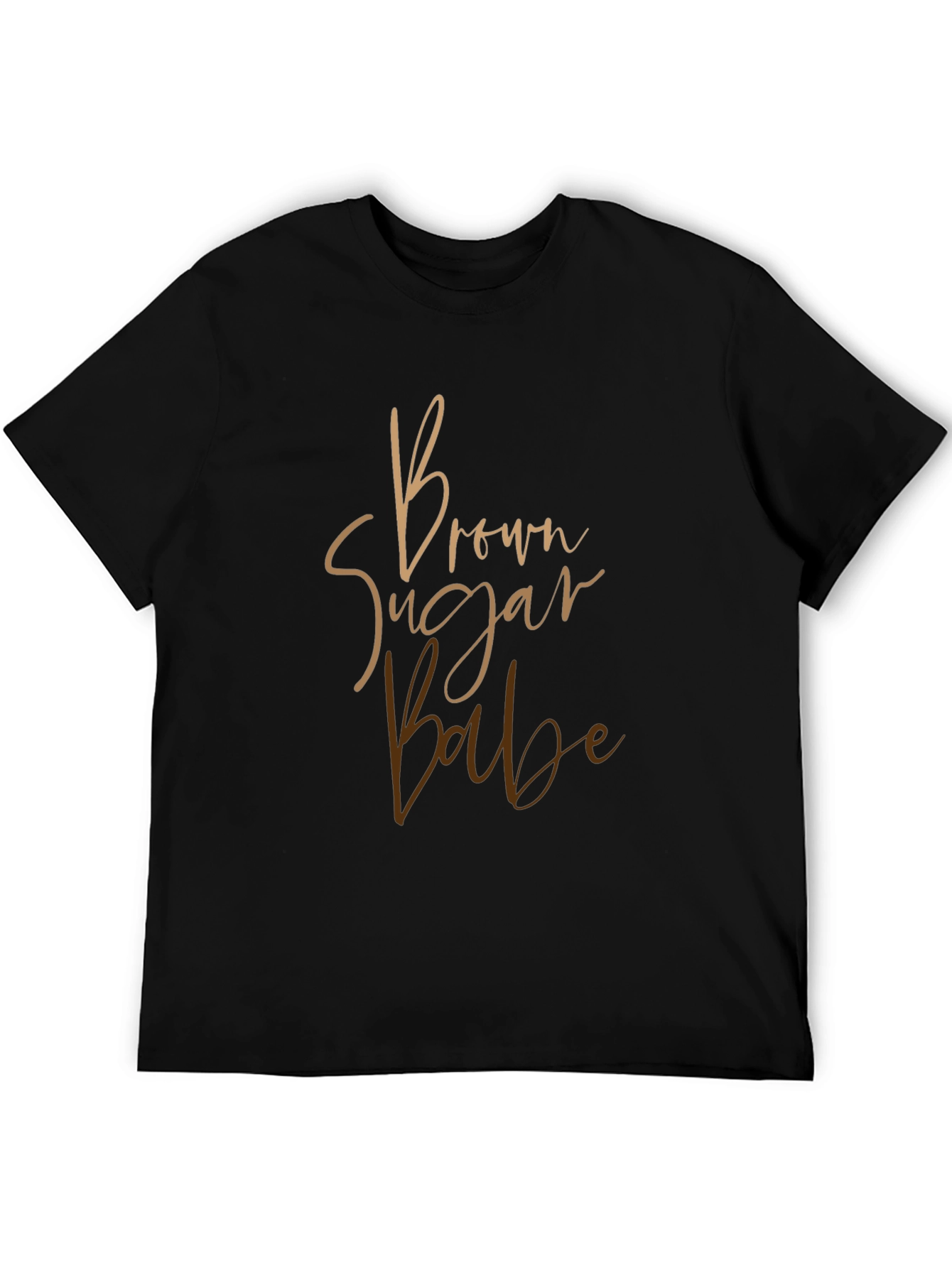 Brown Sugar Babe Black T-Shirt