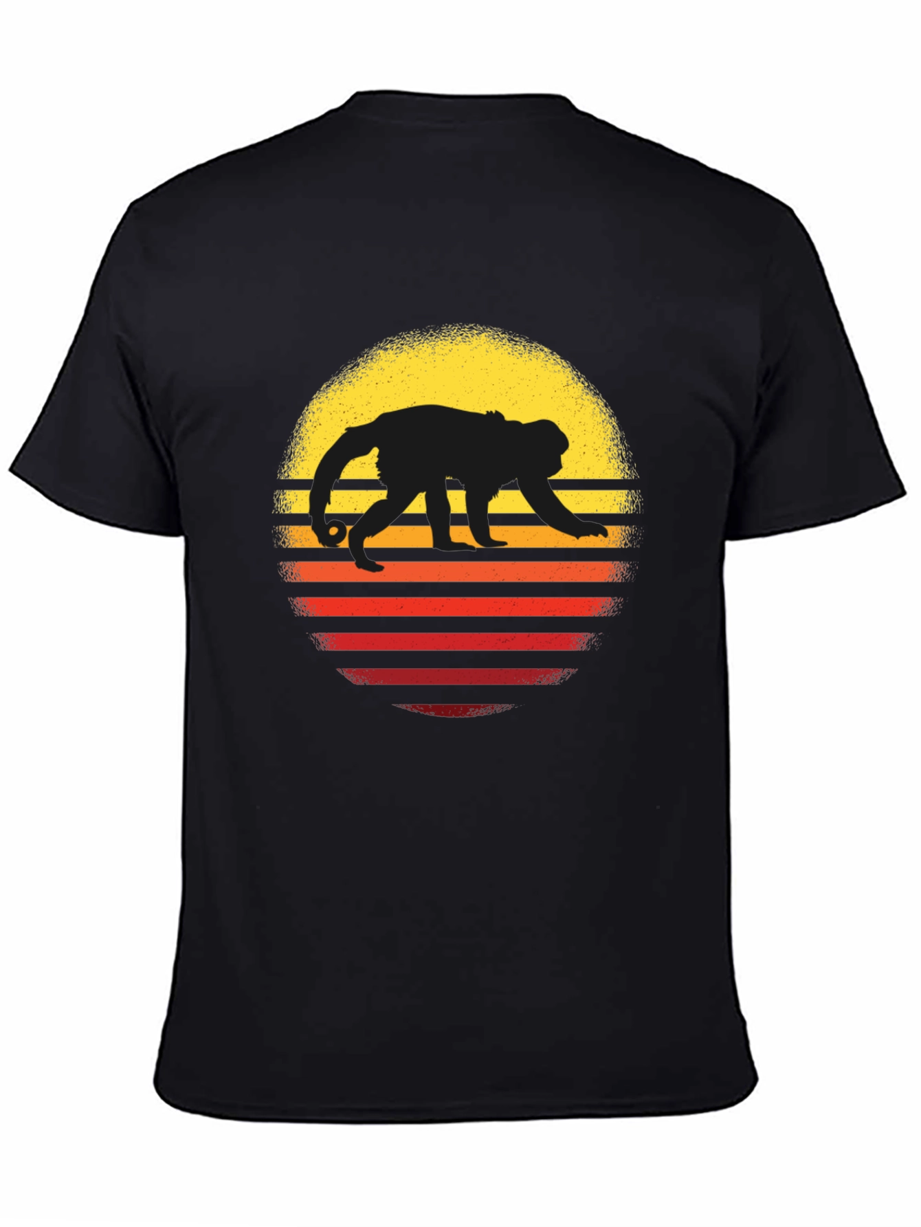Retro Monkey Sunset T-Shirt