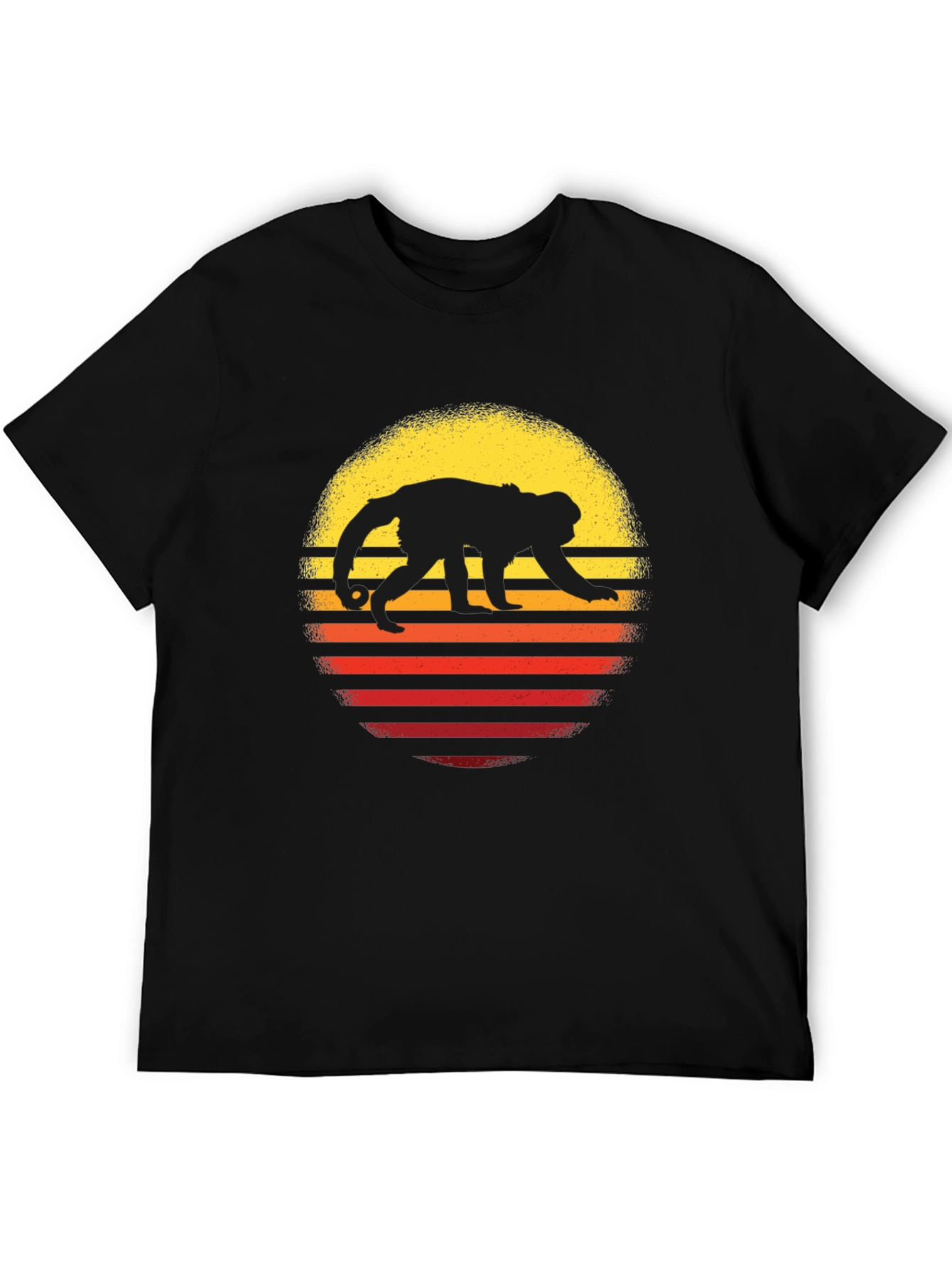 Retro Monkey Sunset T-Shirt