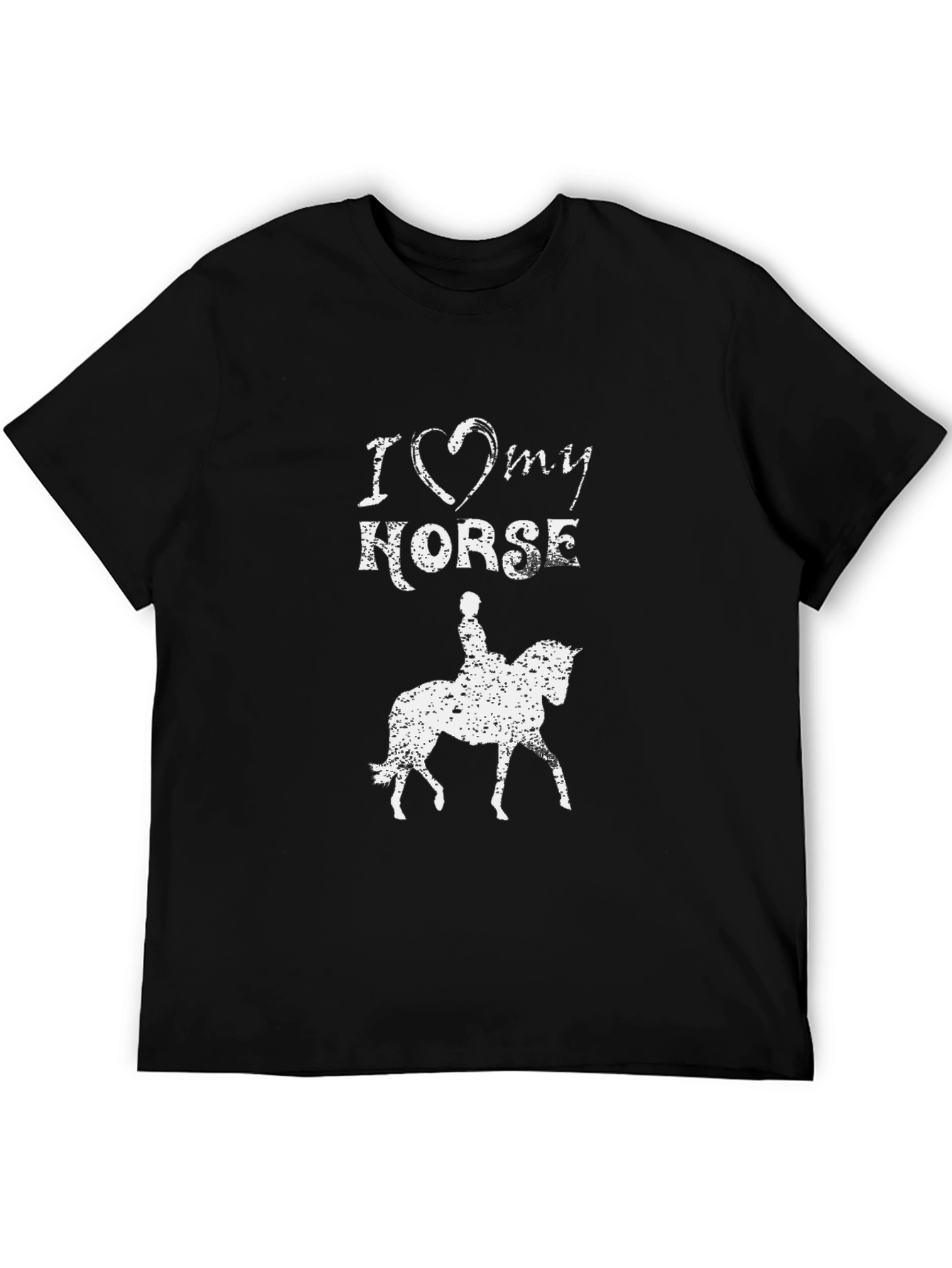 I Love My Horse T-Shirt Equestrian Riding Gift