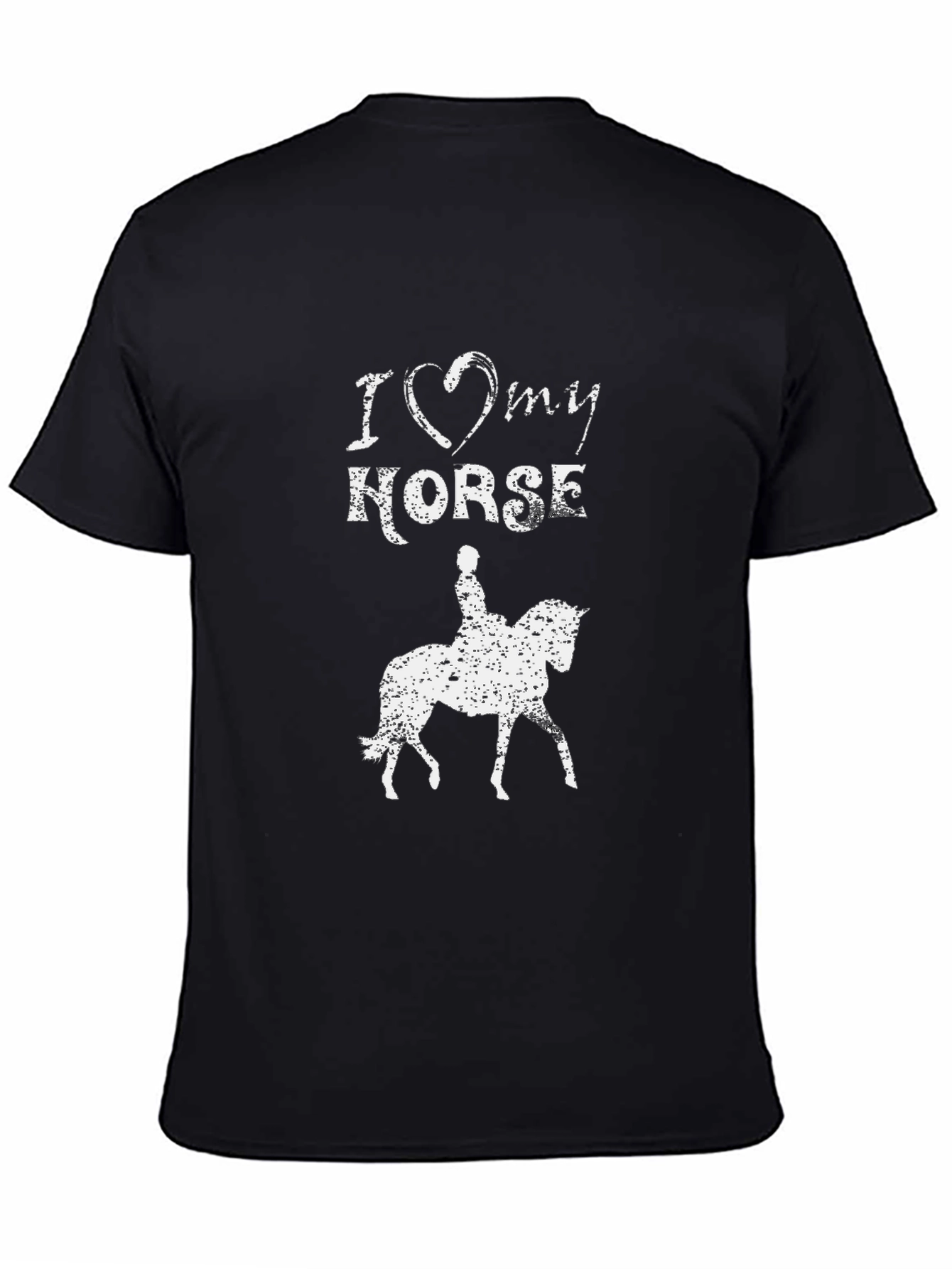I Love My Horse T-Shirt Equestrian Riding Gift