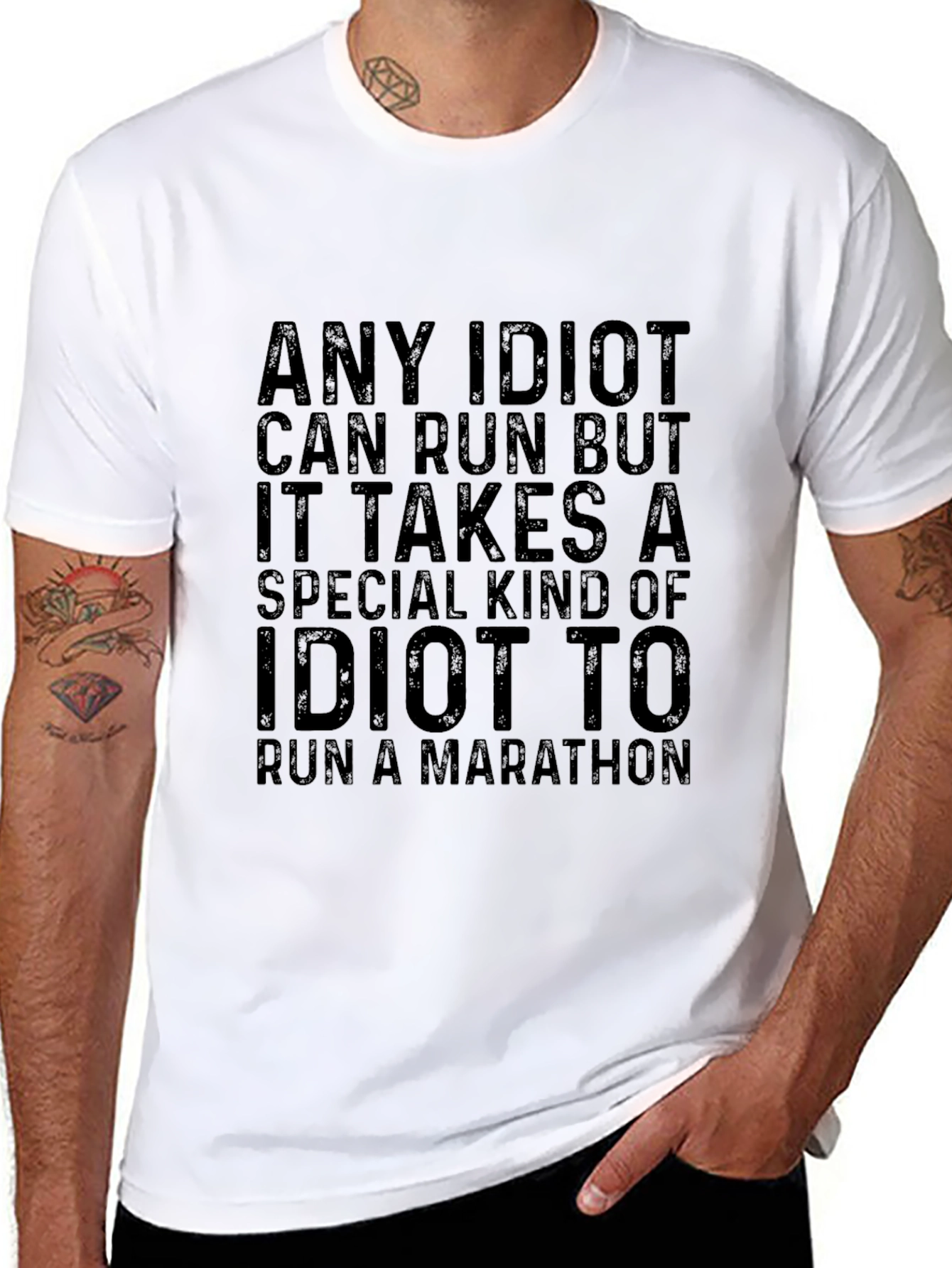 Funny Marathon Running T-Shirt for Athletes