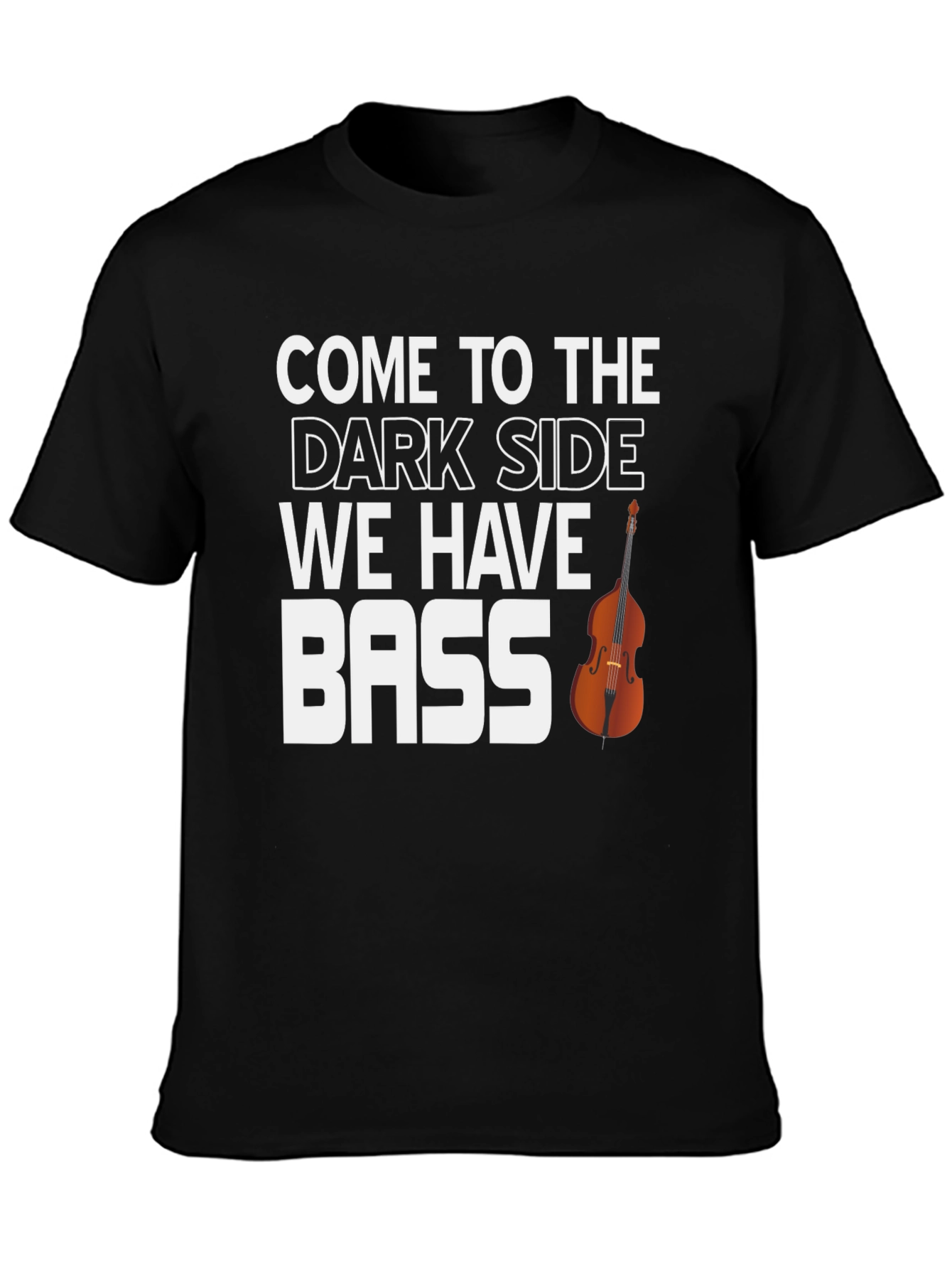 Dark Side Bass T-Shirt - Funny Music Tee