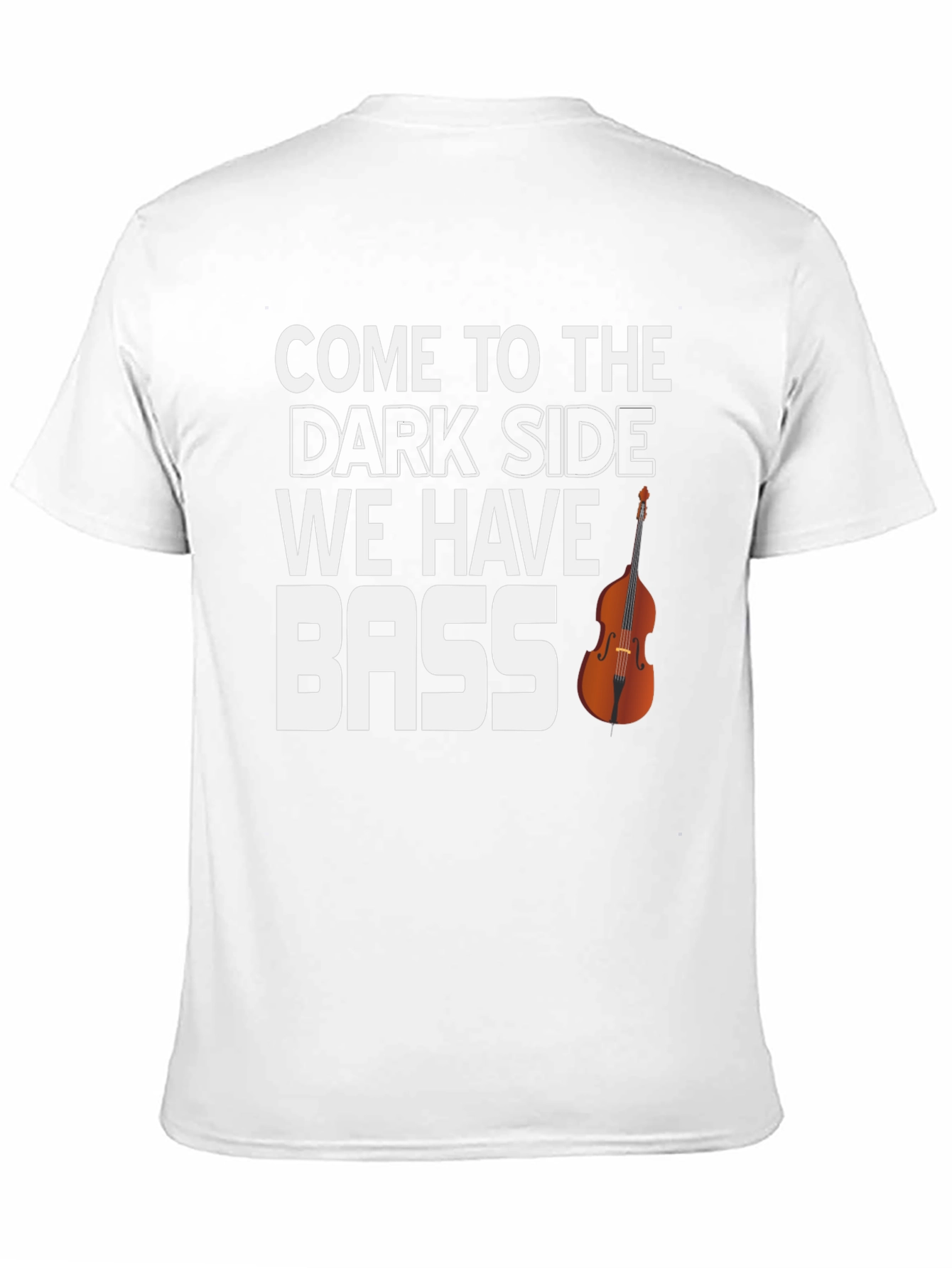 Dark Side Bass T-Shirt - Funny Music Tee