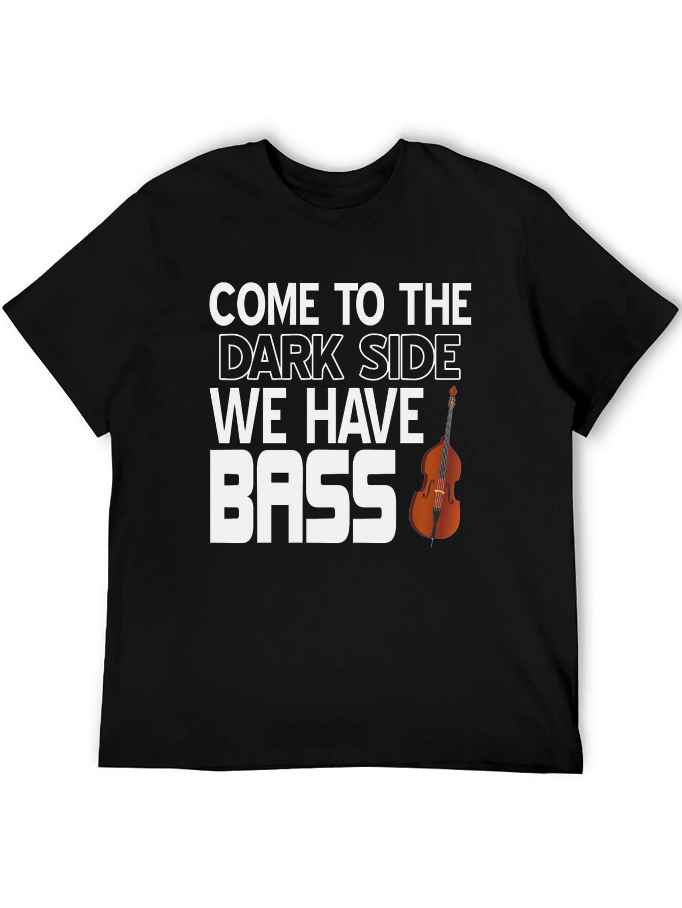 Dark Side Bass T-Shirt - Funny Music Tee
