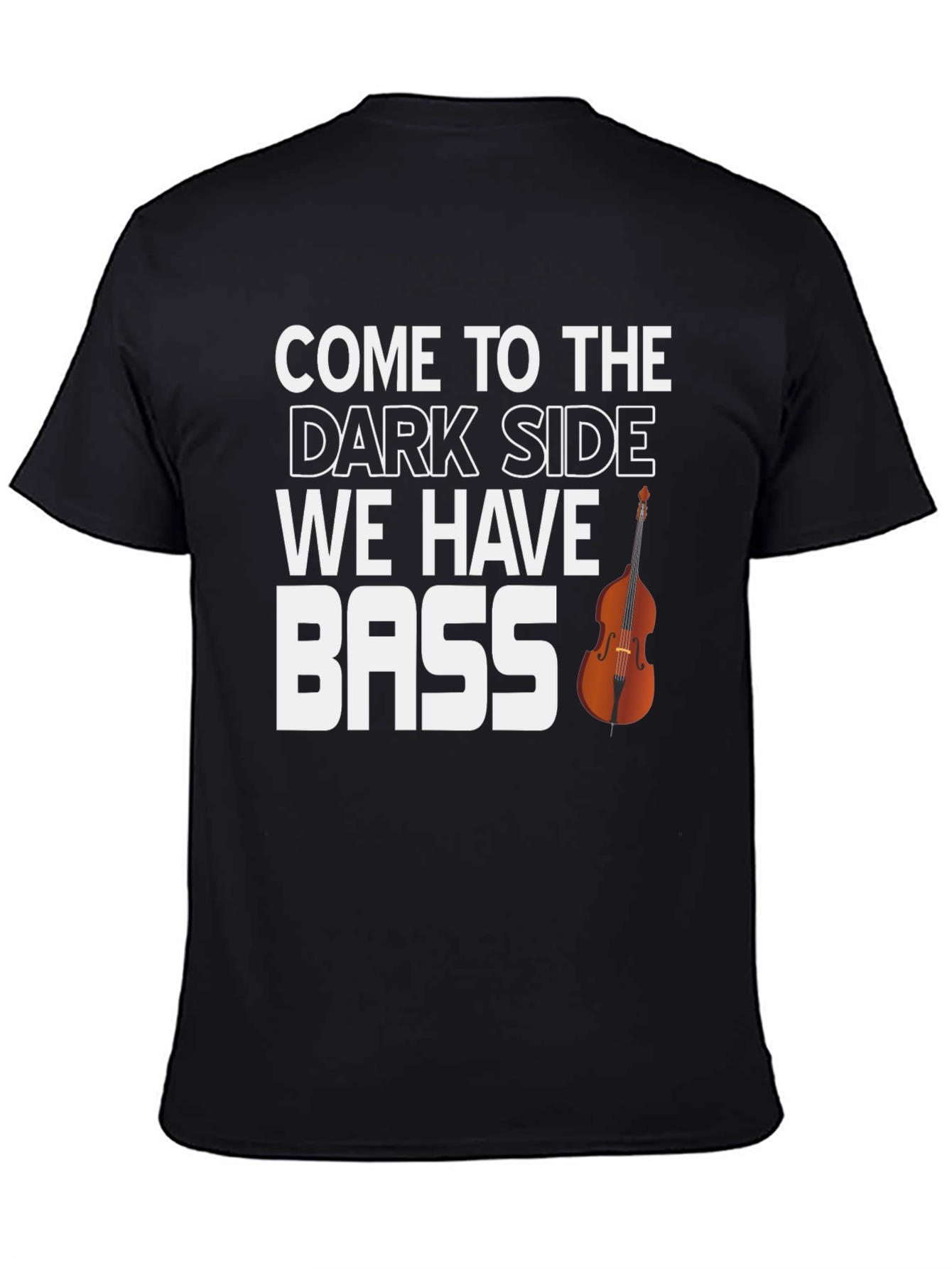 Dark Side Bass T-Shirt - Funny Music Tee